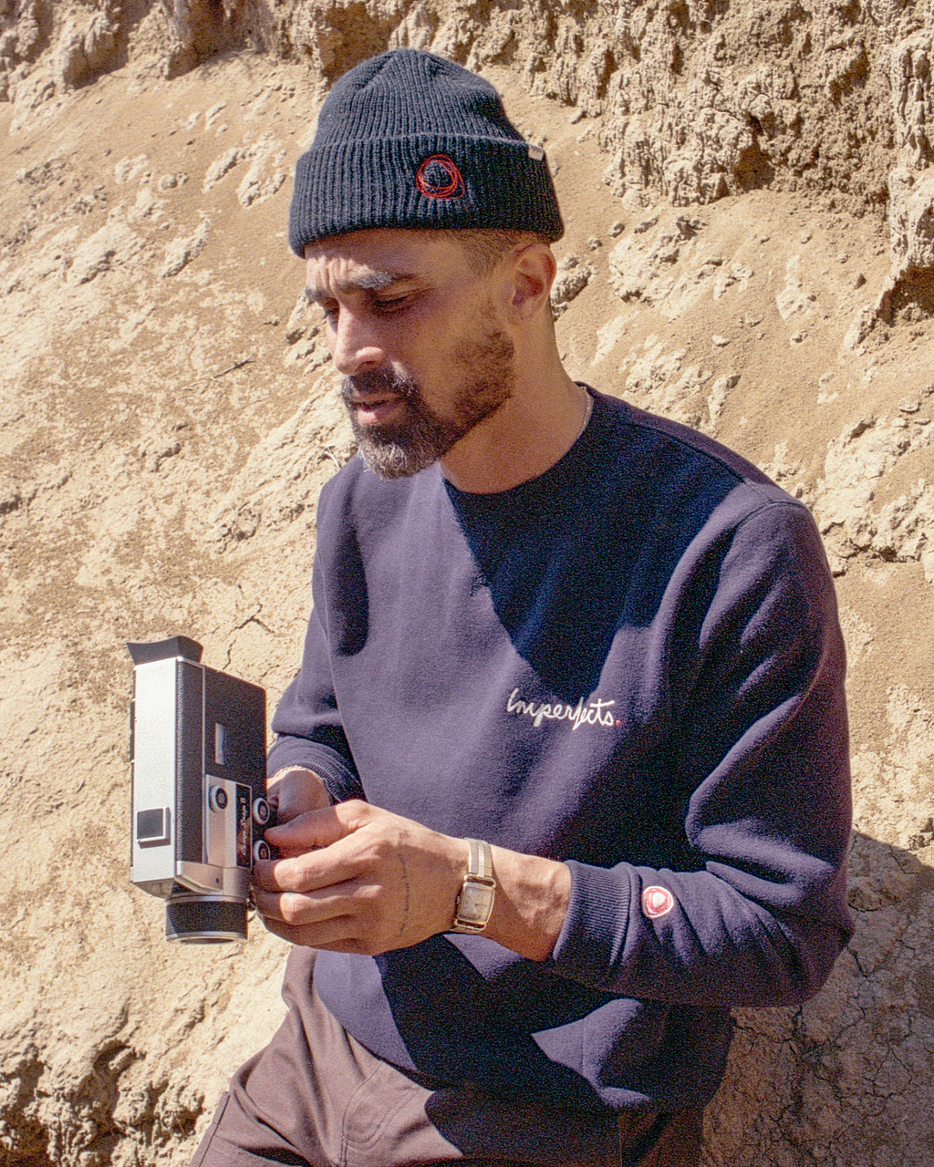 Signature Crew Midway Fleece Mens Dark Navy