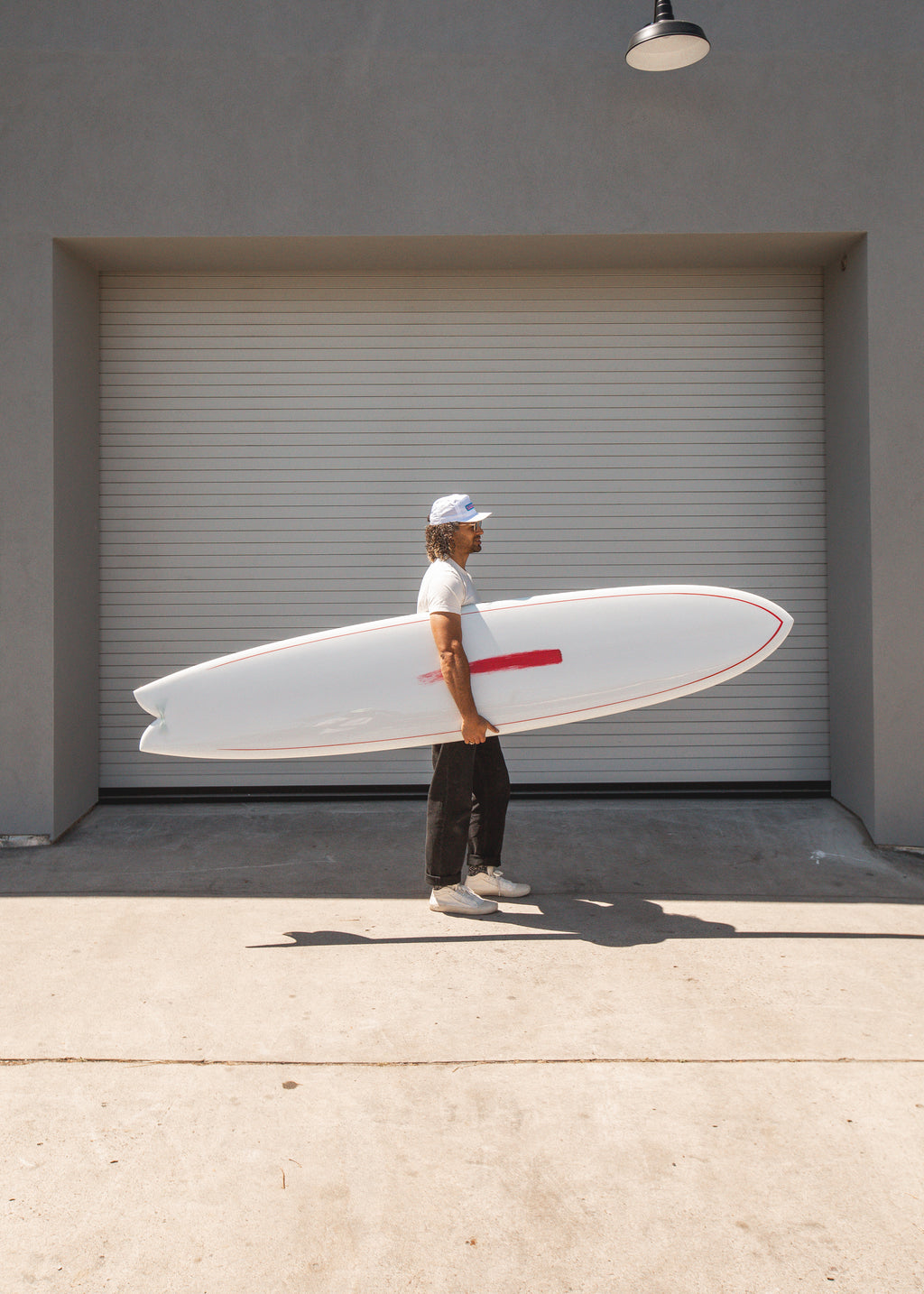 9'2 Monarch Swallow Tail in Opaque White Gloss