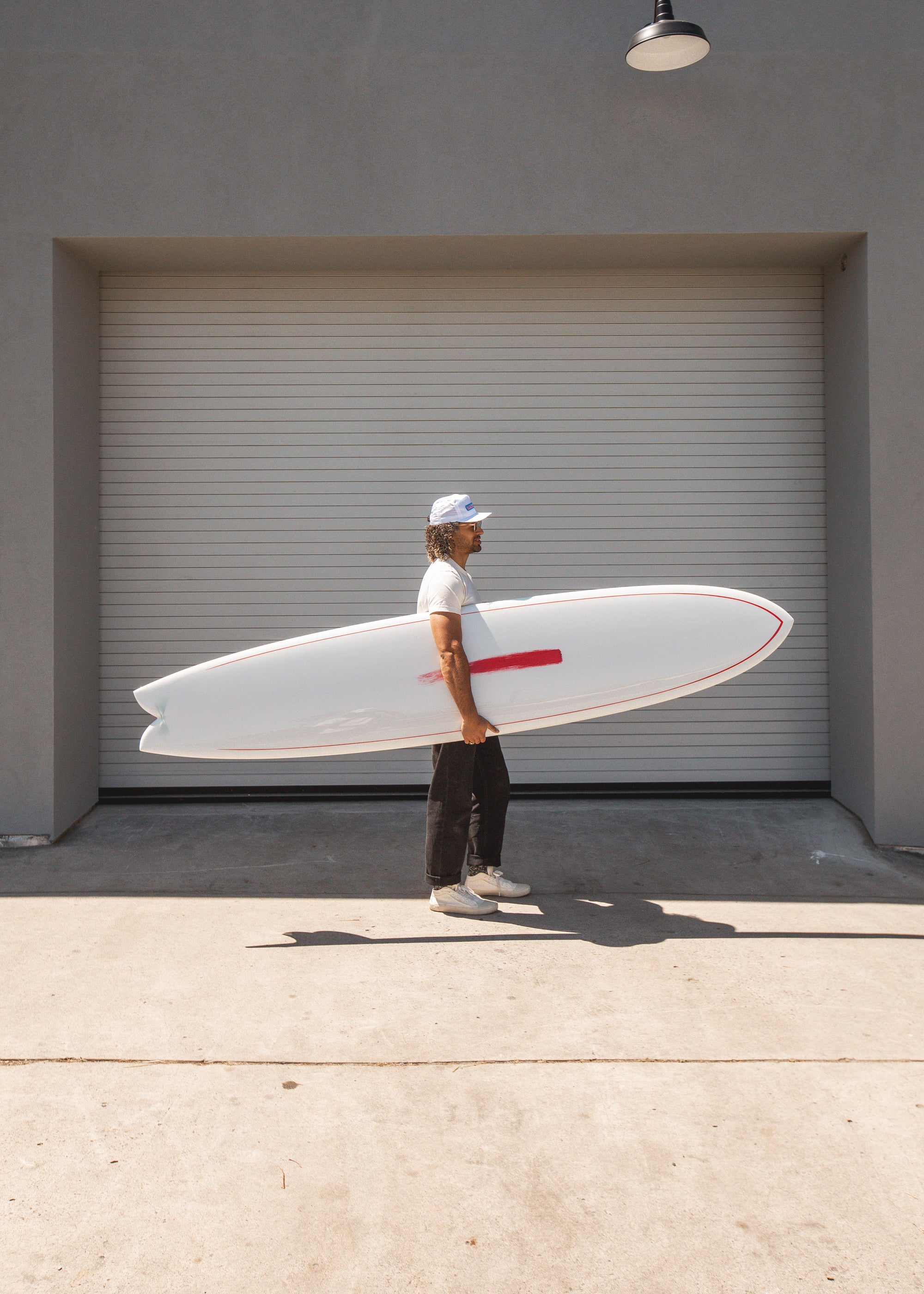 9'2 Monarch Swallow Tail in Opaque White Gloss