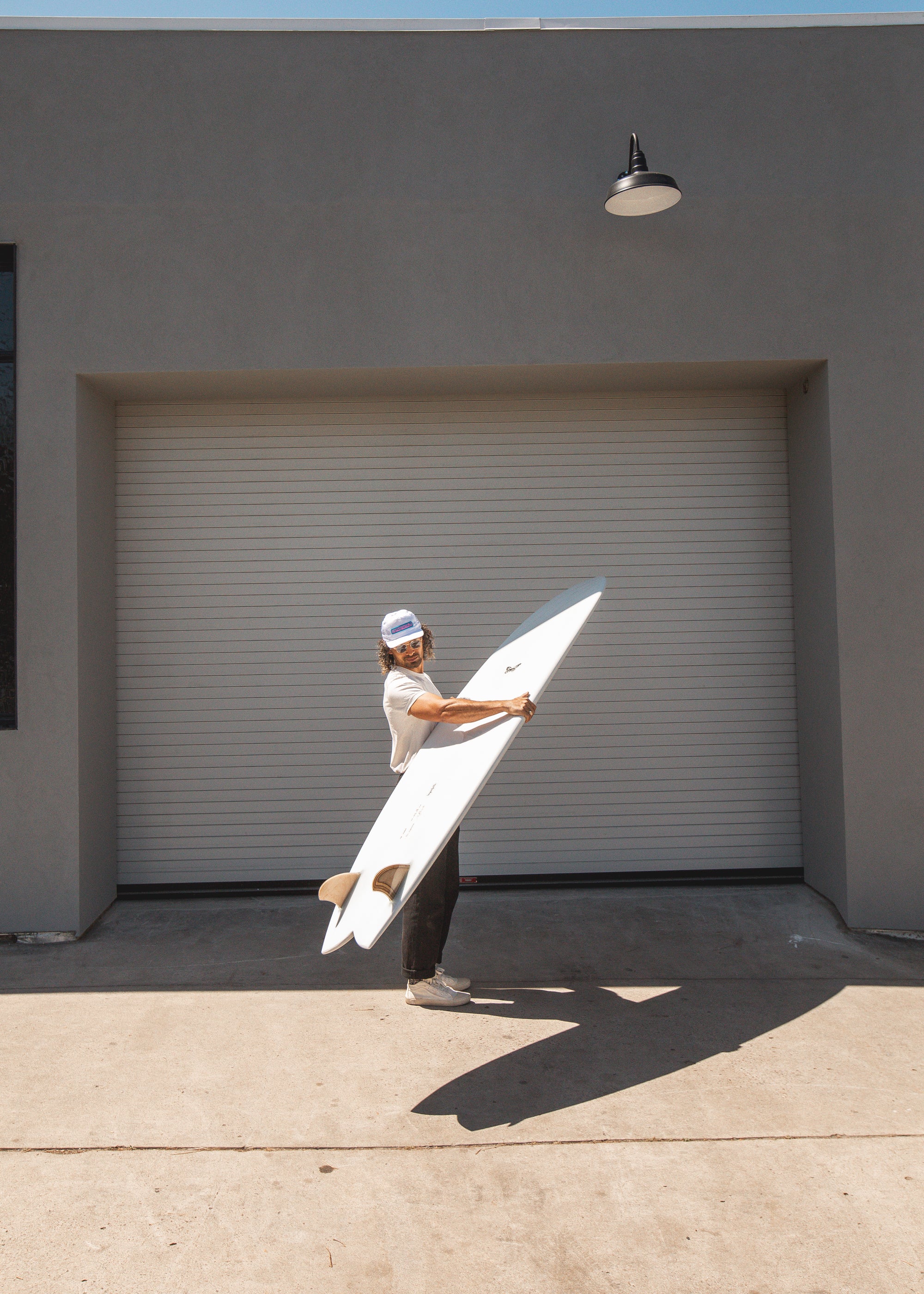 9'2 Monarch Swallow Tail in Opaque White Gloss