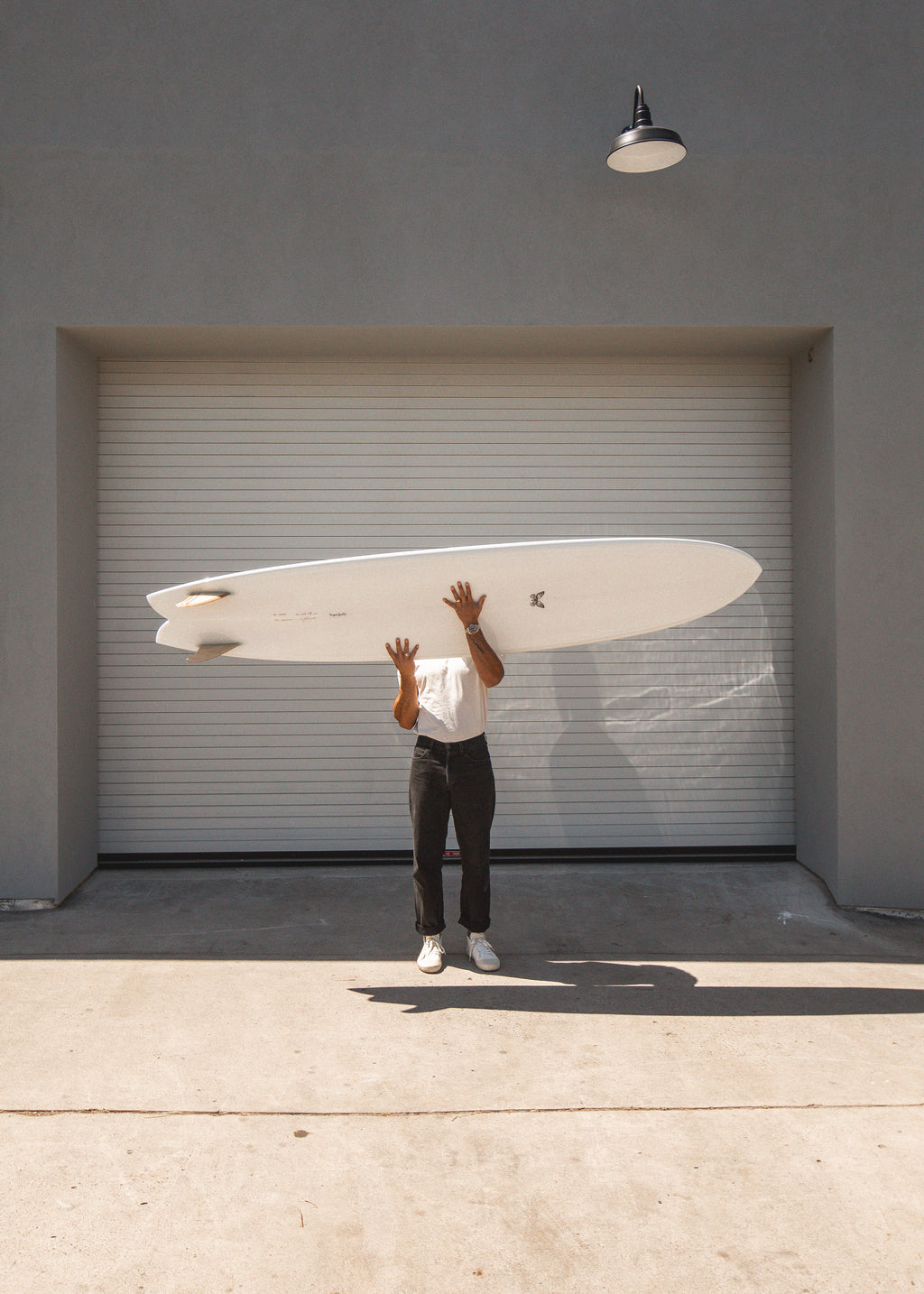 9'2 Monarch Swallow Tail in Opaque White Gloss