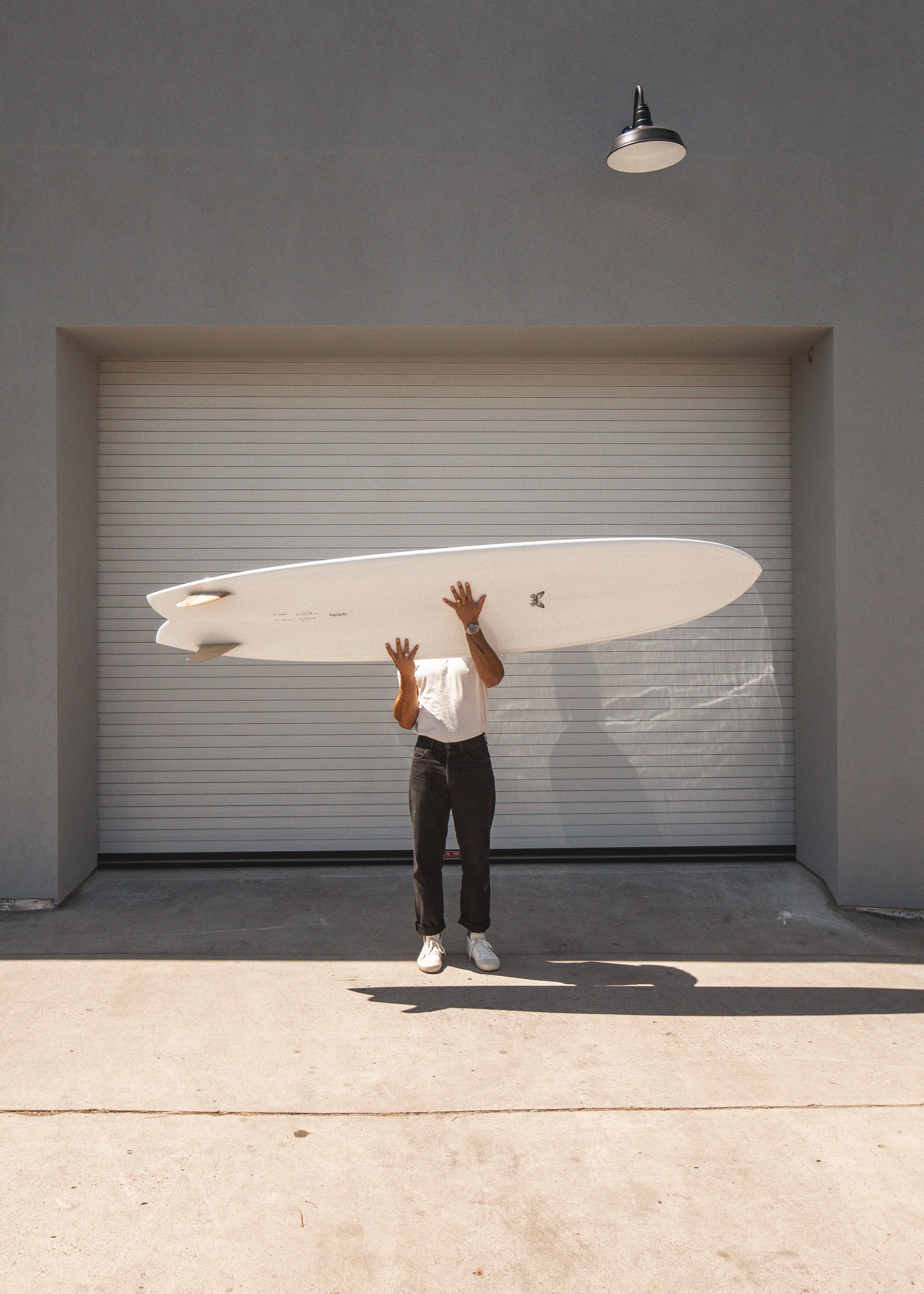 9'2 Monarch Swallow Tail in Opaque White Gloss