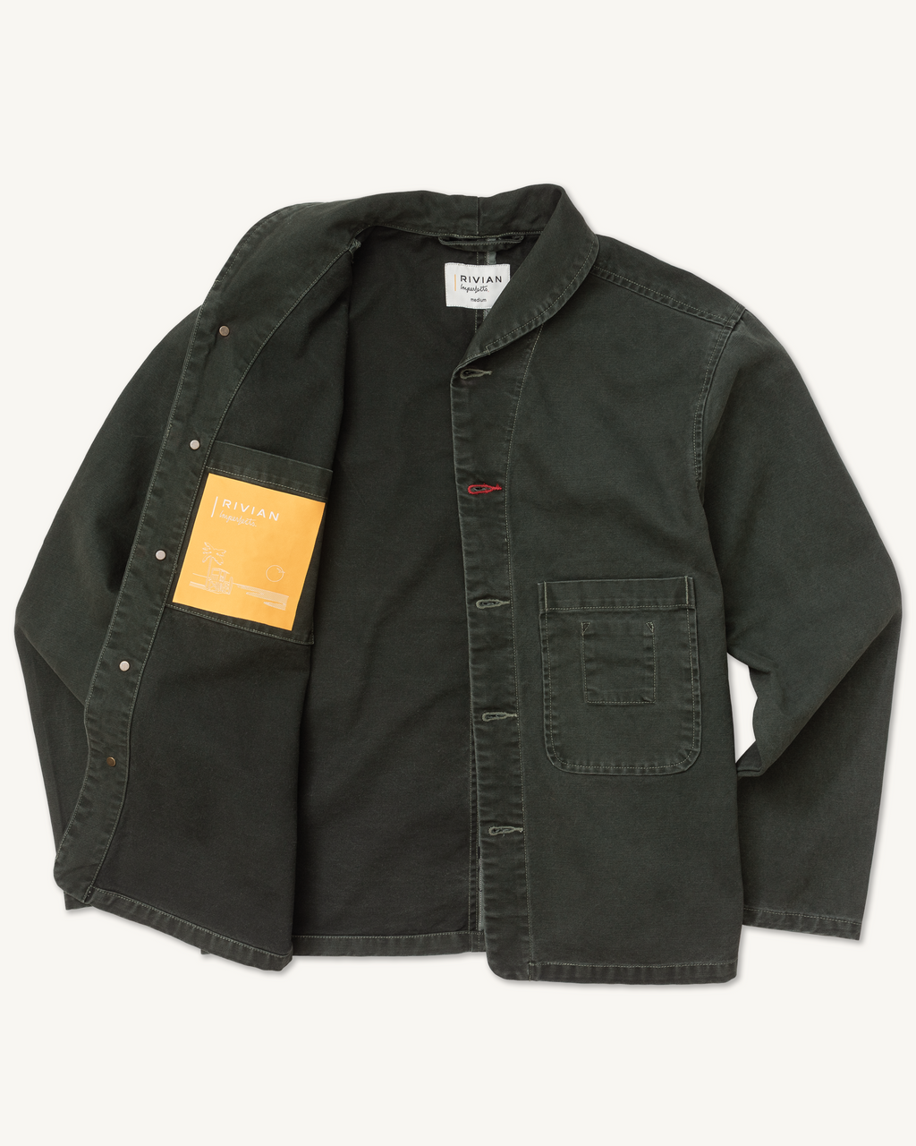 Imperfects Rivian Collaboration Shepherds  Shirt Dark Forest