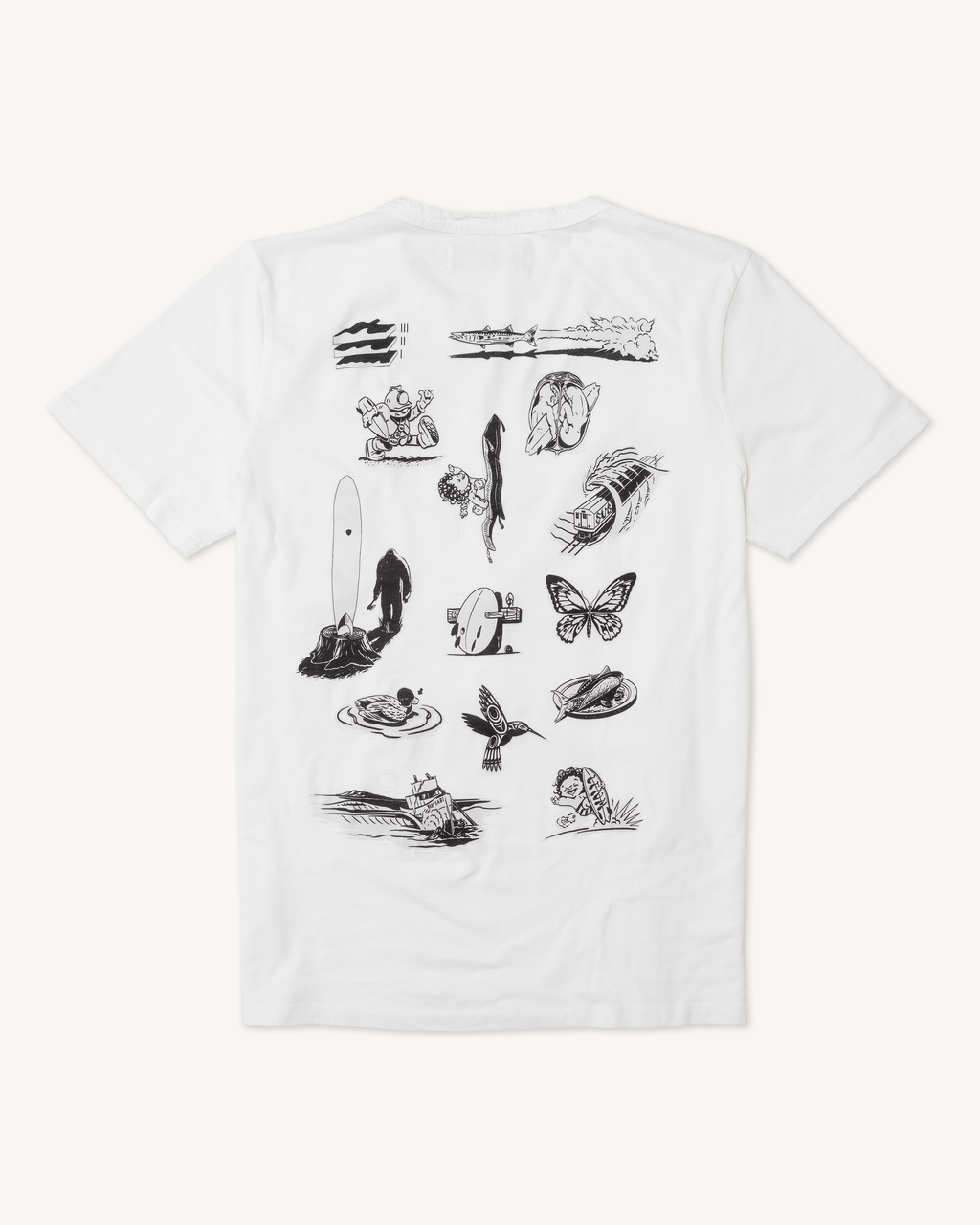 Laminate Library in Vintage White