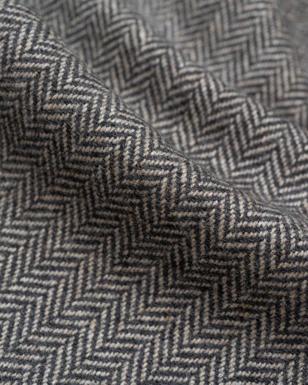 Mr. Lynch's 1201M Trouser in Irish Herringbone & Blue Label Silk