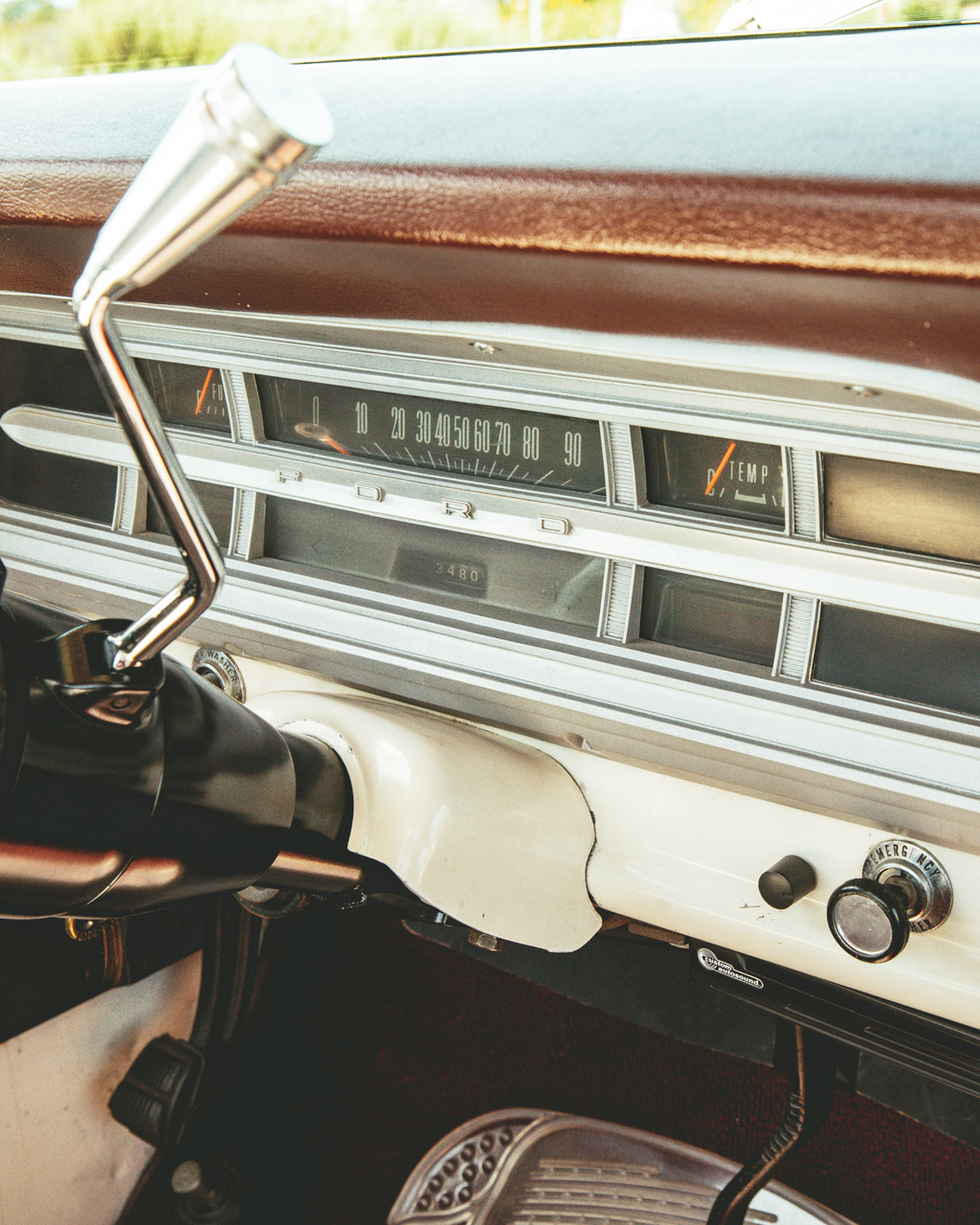 Mr. Lynch's F100 Sport Custom in 1971 Cream & Burgundy A.K.A. The Chief