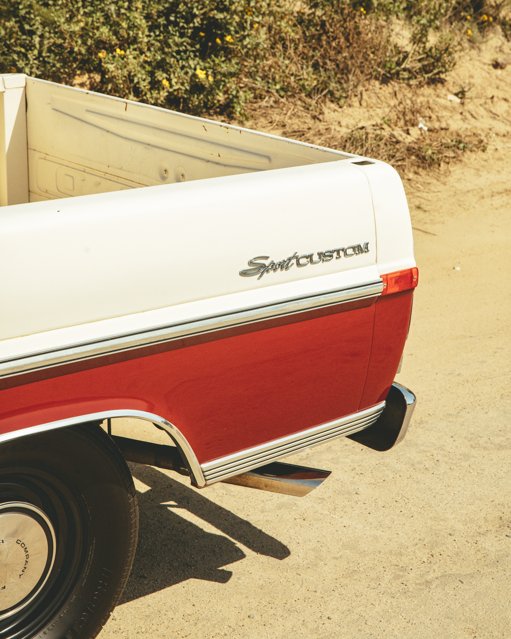 Mr. Lynch's F100 Sport Custom in 1971 Cream & Burgundy A.K.A. The Chief