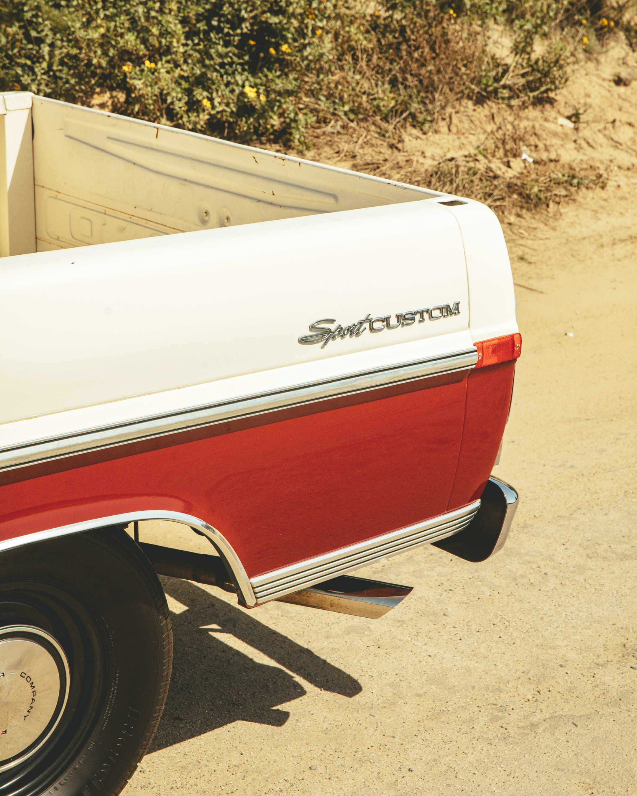 Mr. Lynch's F100 Sport Custom in 1971 Cream & Burgundy A.K.A. The Chief