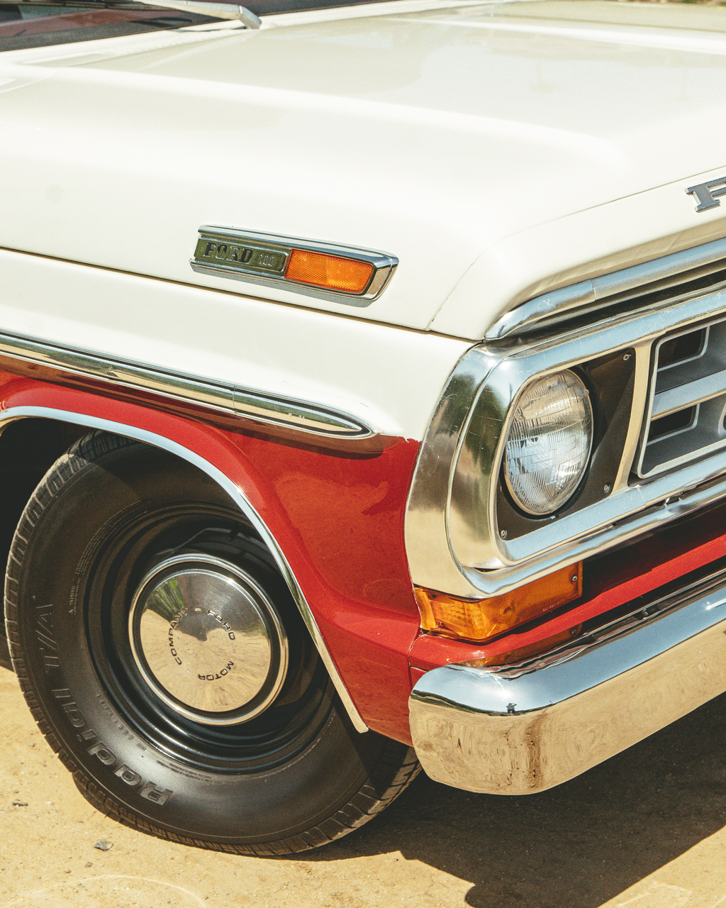 Mr. Lynch's F100 Sport Custom in 1971 Cream & Burgundy A.K.A. The Chief