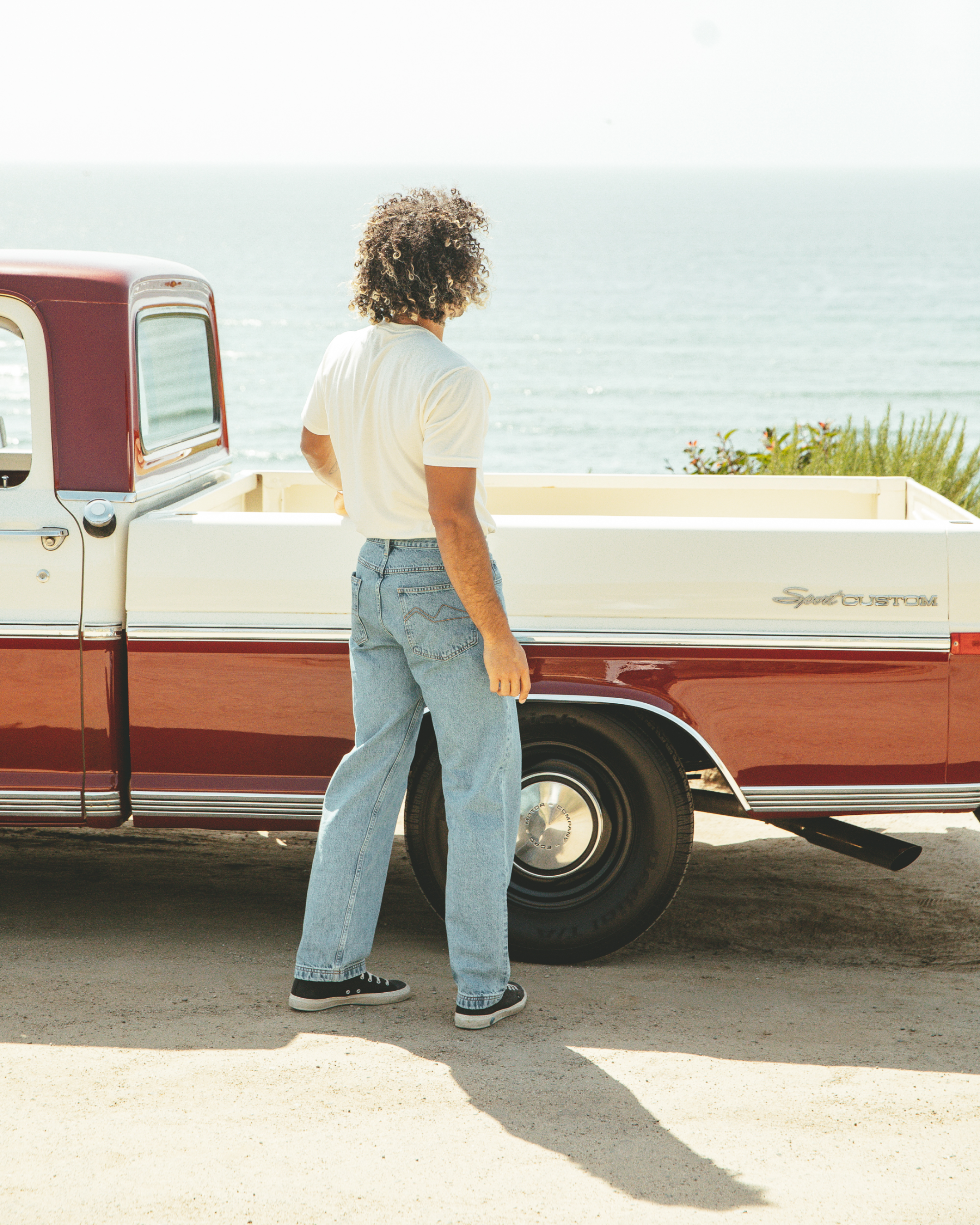 Mr. Lynch's F100 Sport Custom in 1971 Cream & Burgundy A.K.A. The Chief