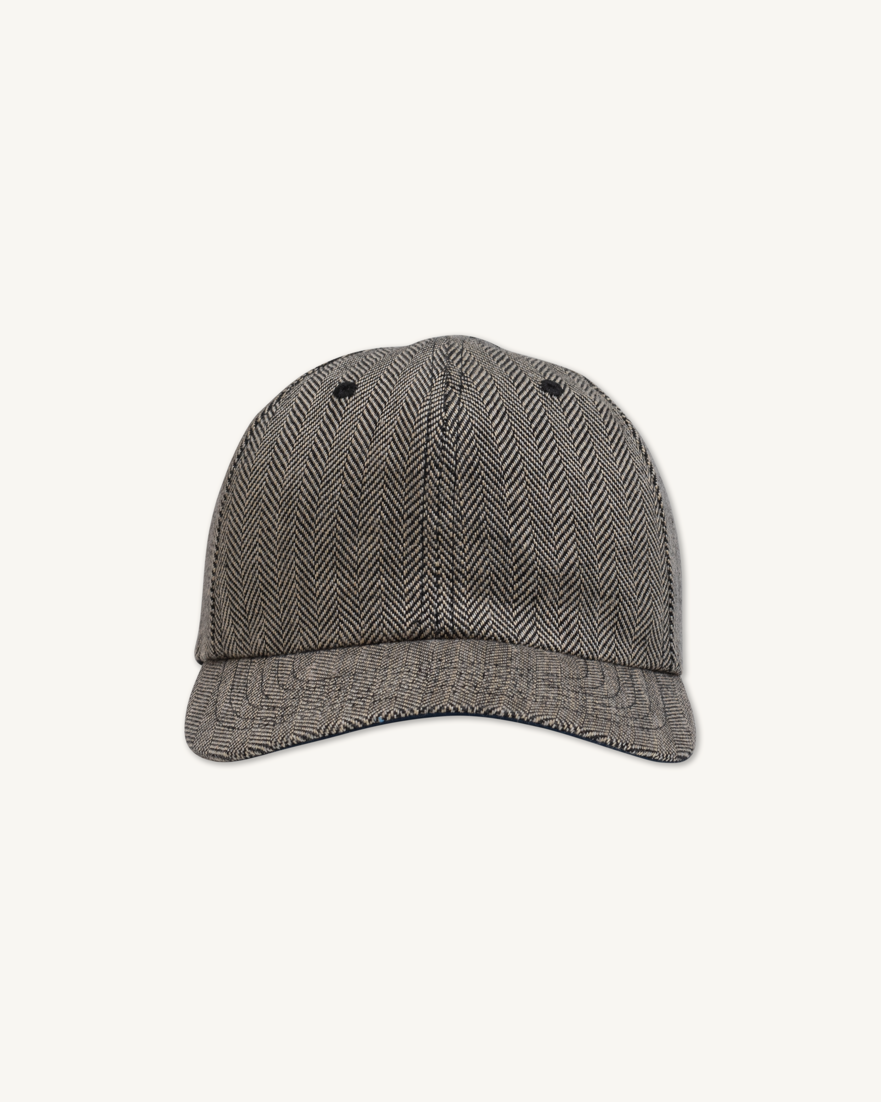Traveler's Cap in Irish Herringbone & Football Leather