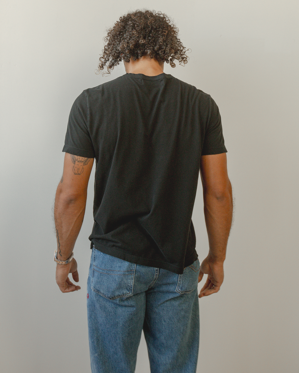 OG Waves Tee in Jet Black