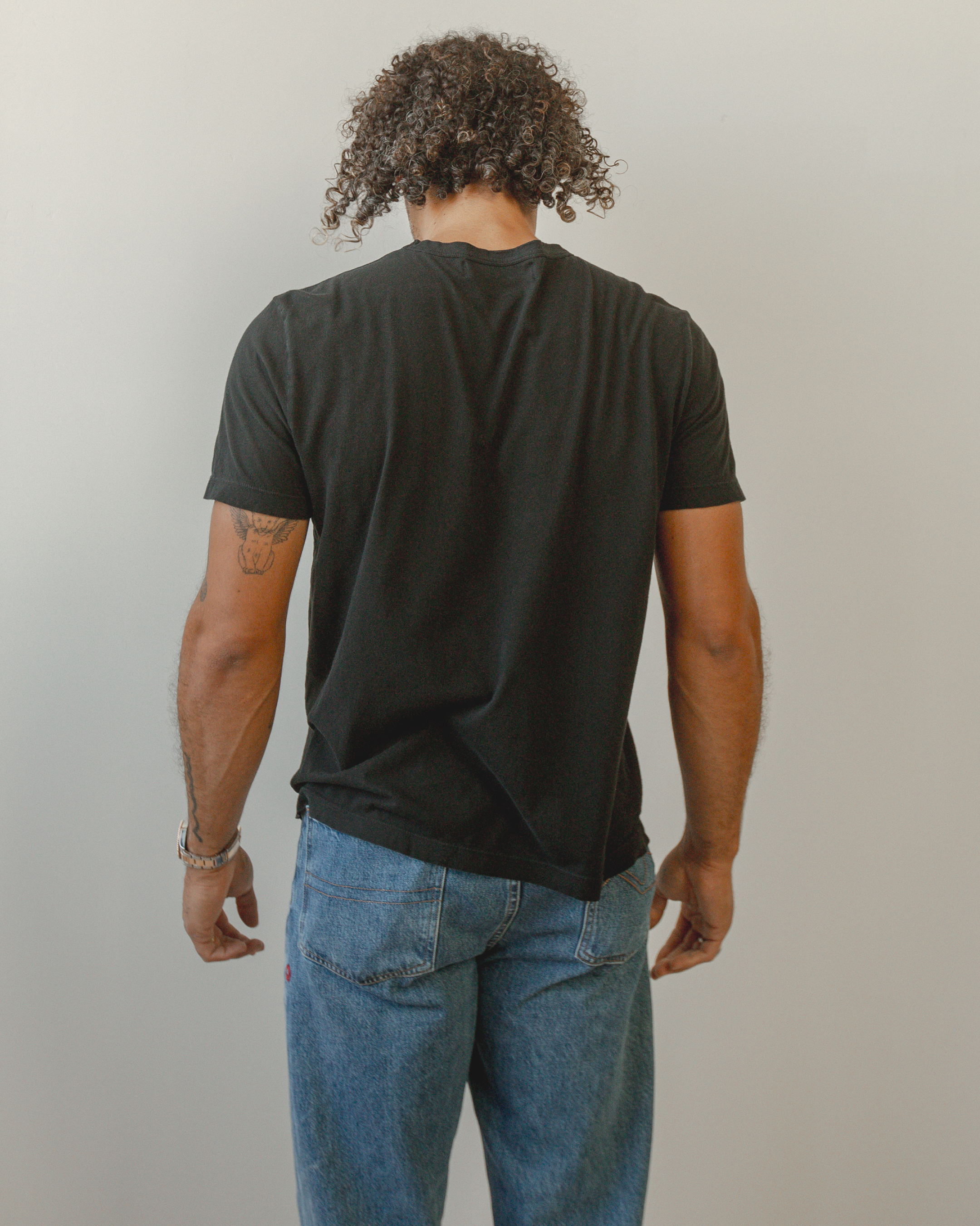 OG Waves Tee in Jet Black