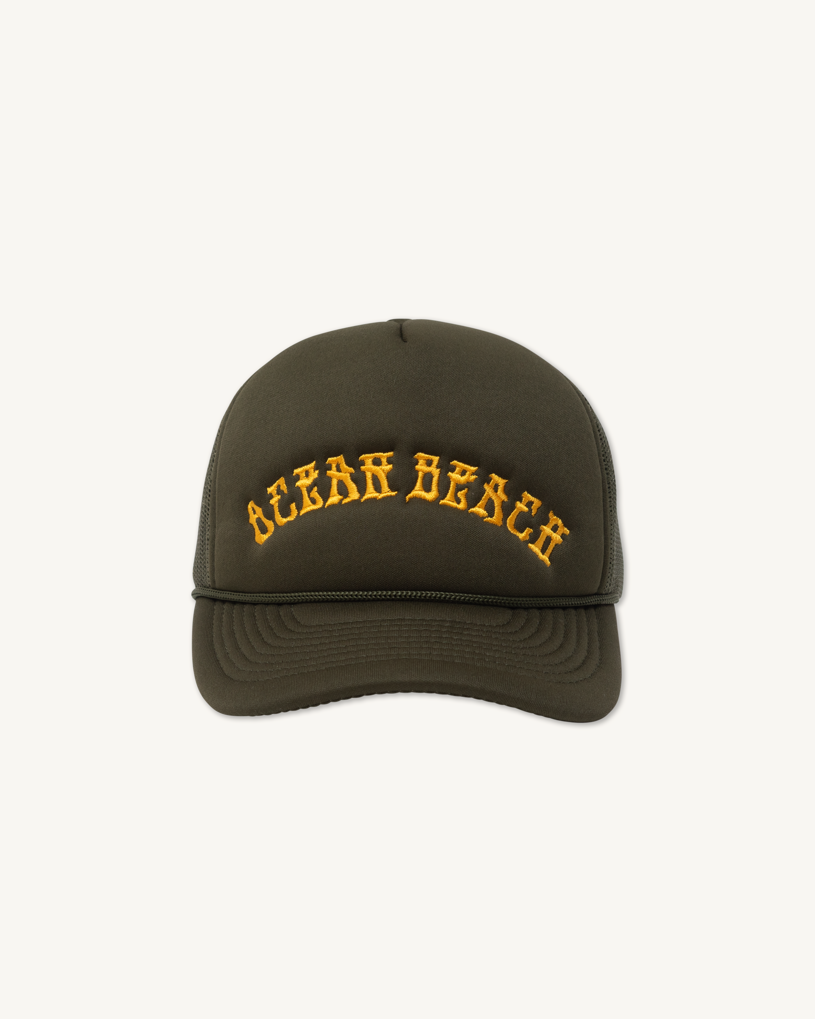 Ocean Beach Foam Trucker in Olive