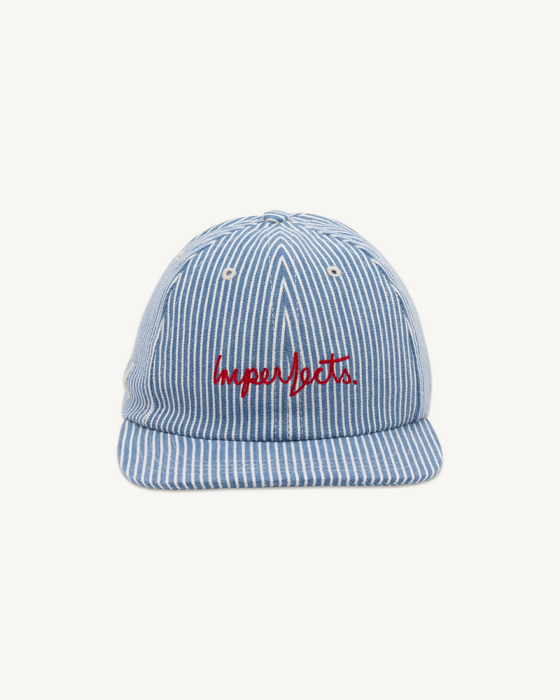 Director's Cap in Indigo Hickory Stripe {USA MADE}