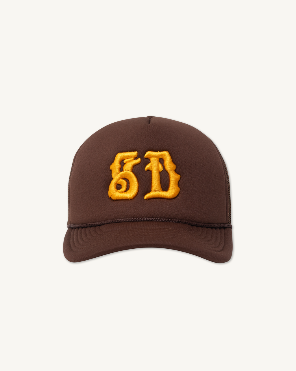 SD Foam Trucker in Goldie Brown