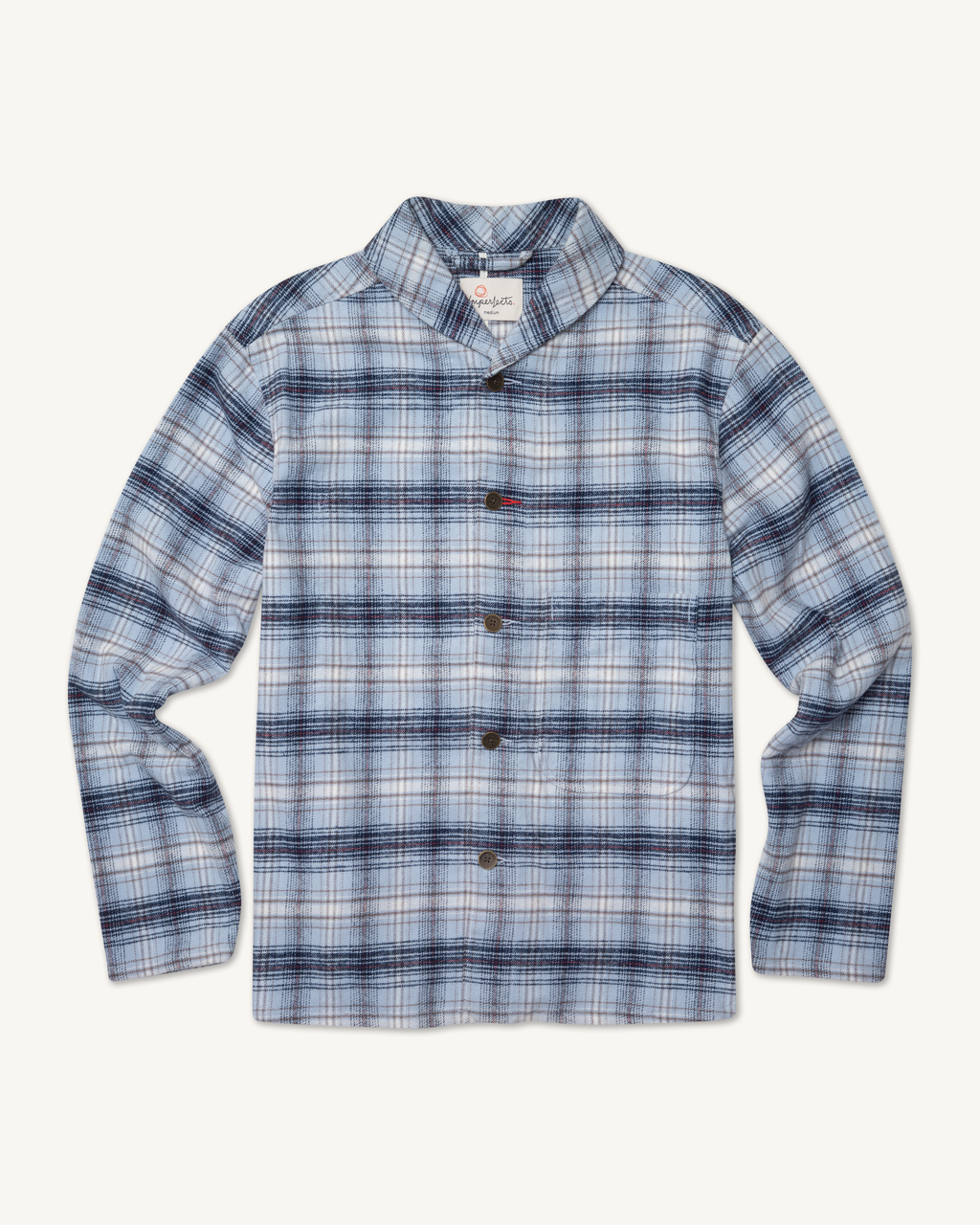 Shepherds Shirt Cotton Flannel Aero Blue