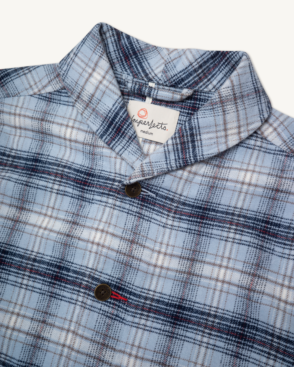 Shepherds Shirt Cotton Flannel Aero Blue