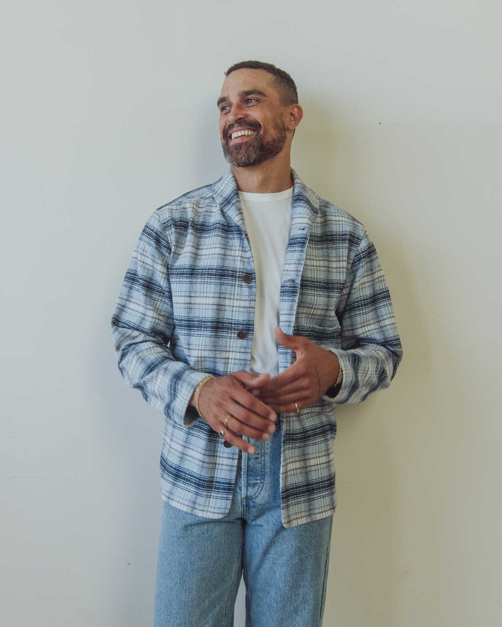 Shepherds Shirt Cotton Flannel Aero Blue