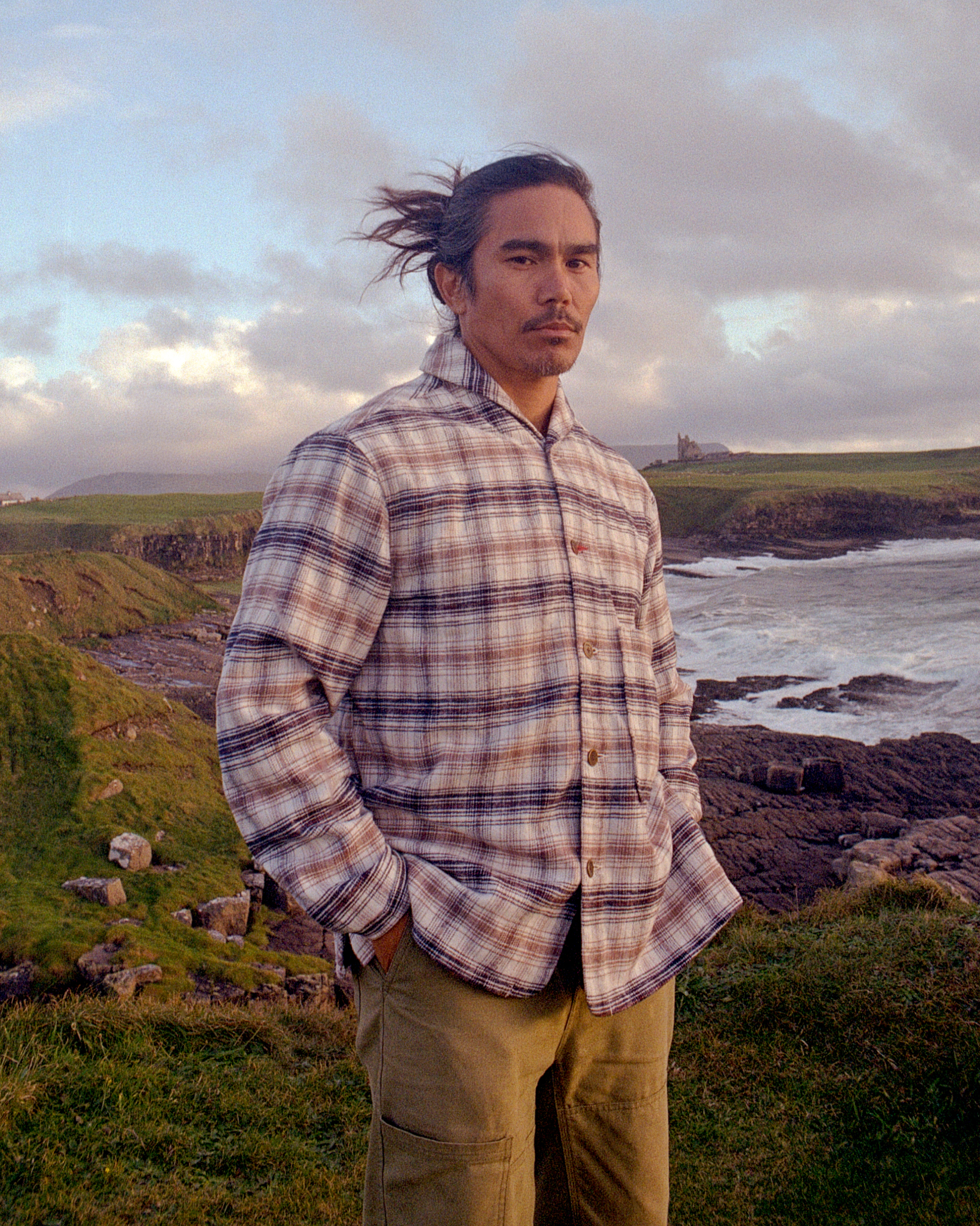 Shepherds Shirt Cotton Flannel Ireland Natural