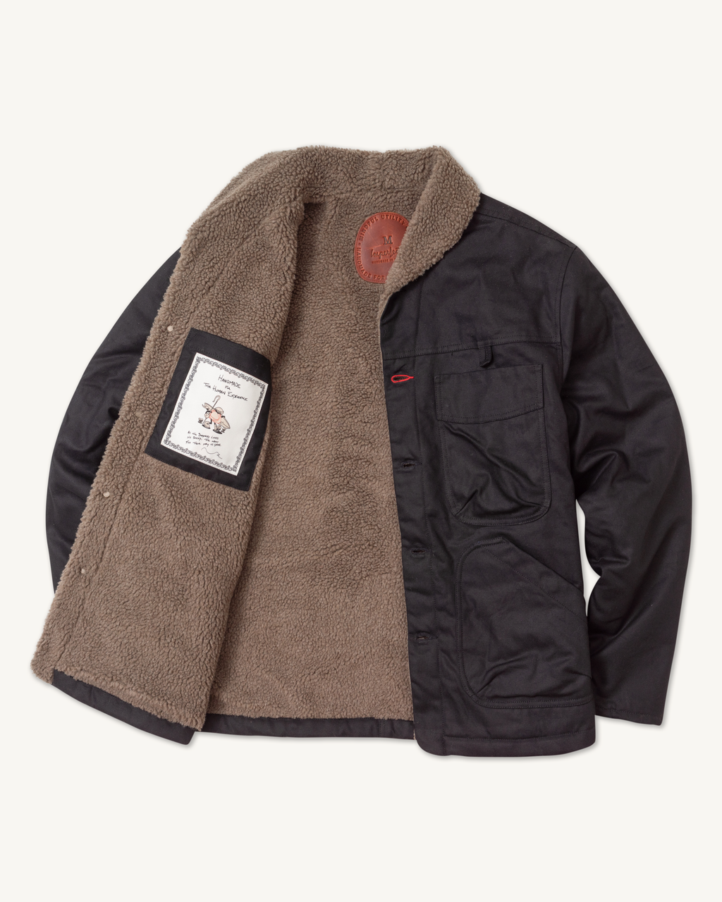 mash ベトジャン Sherpa Shepherds Shirt in Waxed Canvas – Imperfects