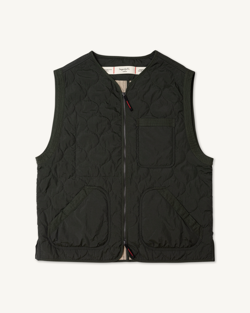 Shokunin Vest in Quilted Nylon