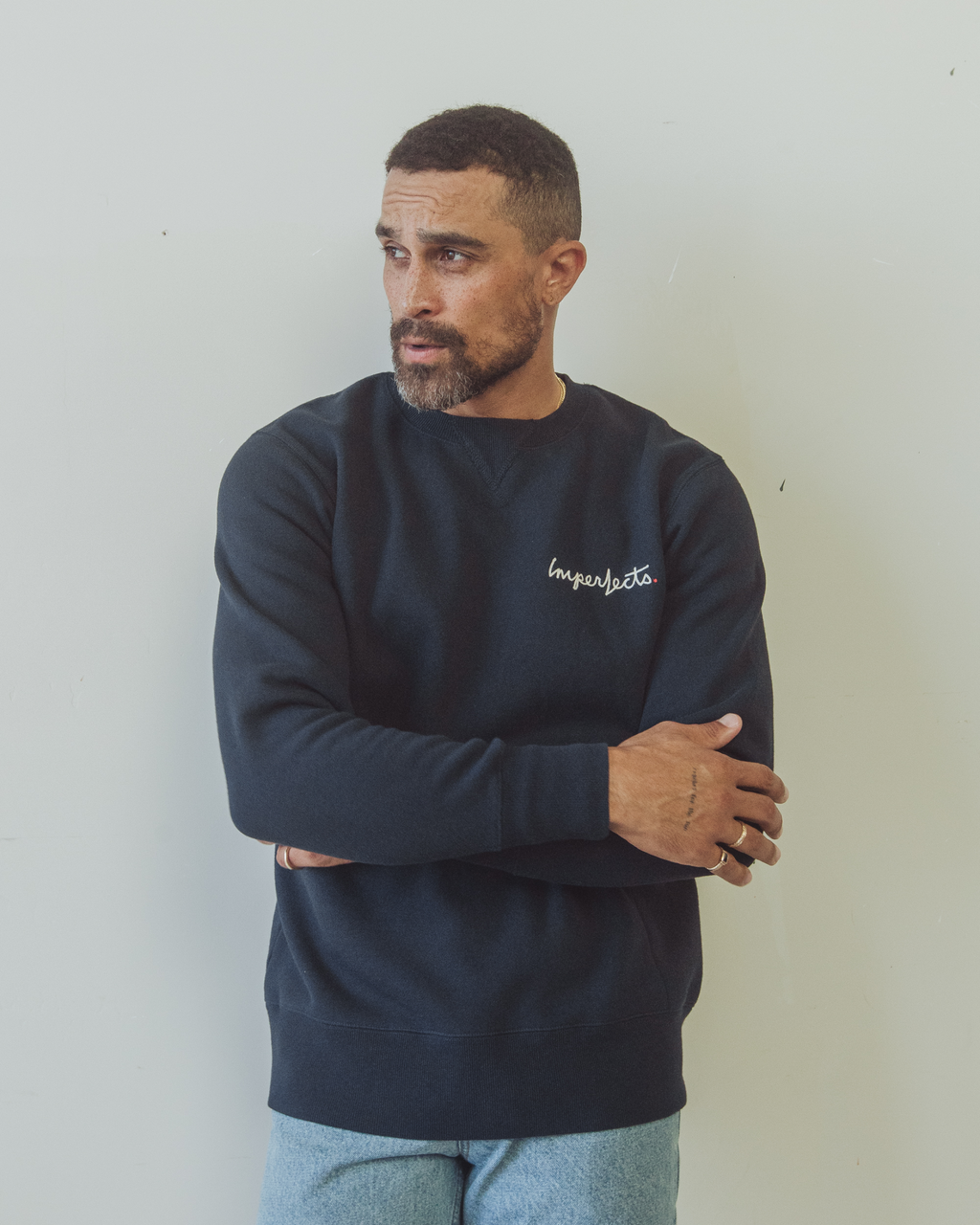 Signature Crew Midway Fleece Mens Dark Navy