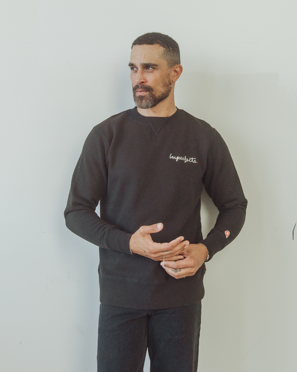 Signature Crew Midway Fleece Mens Obsidian