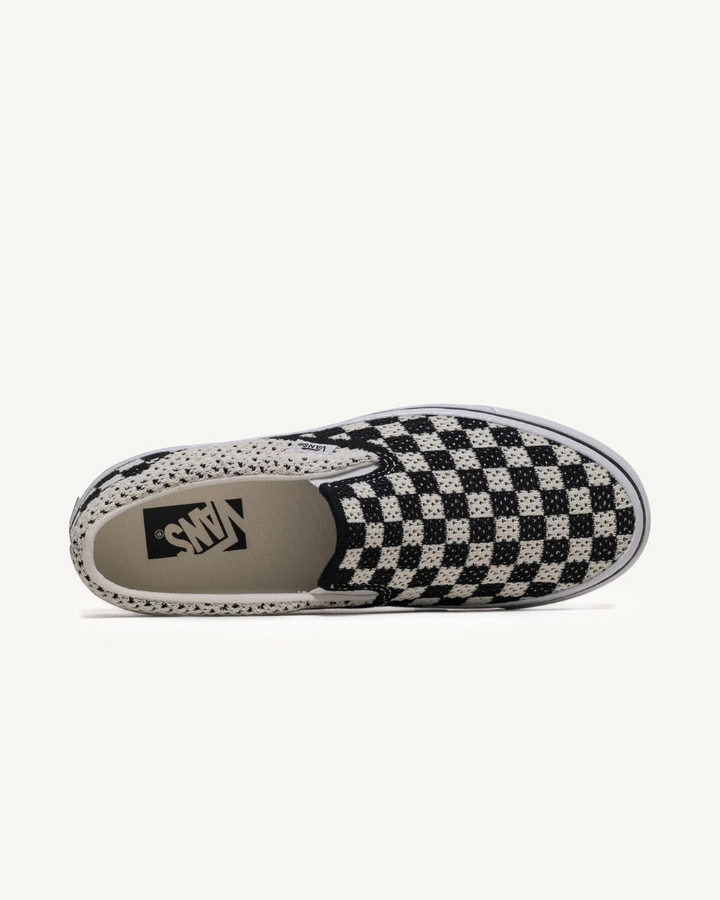 Checkerboard Black / Marshmallow White
