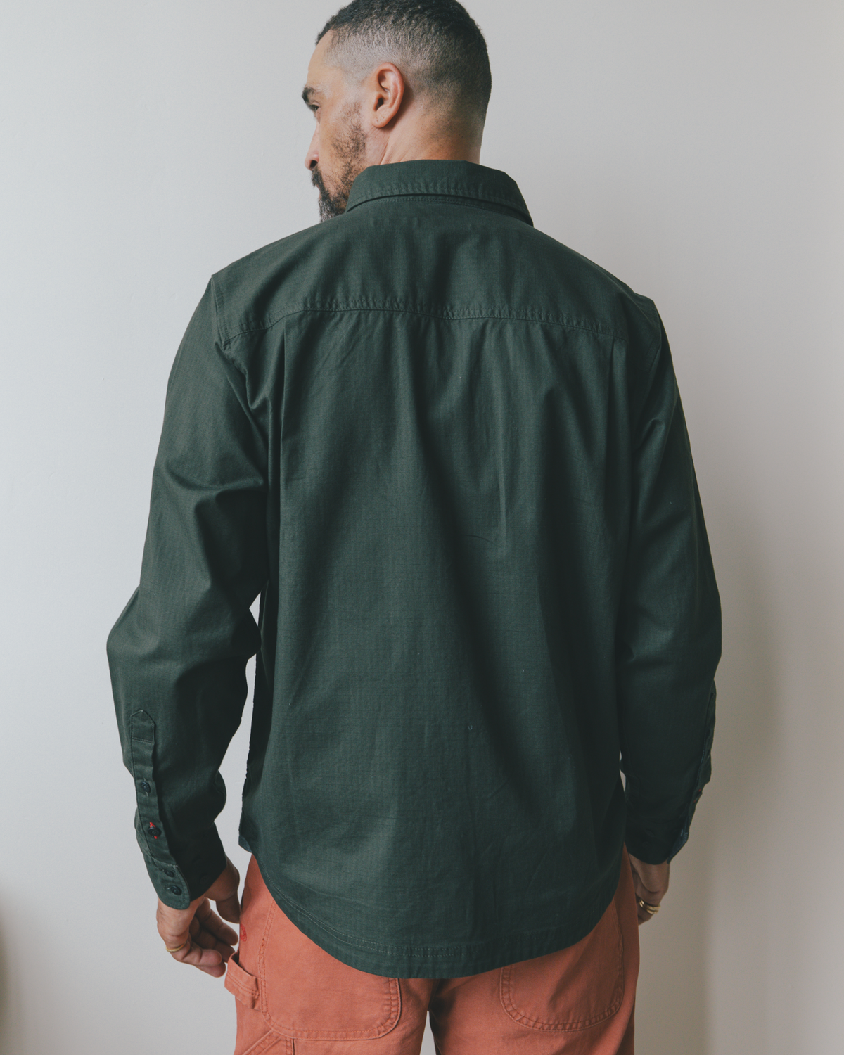Tradesman Button Down Cotton Ripstop, Greenroom