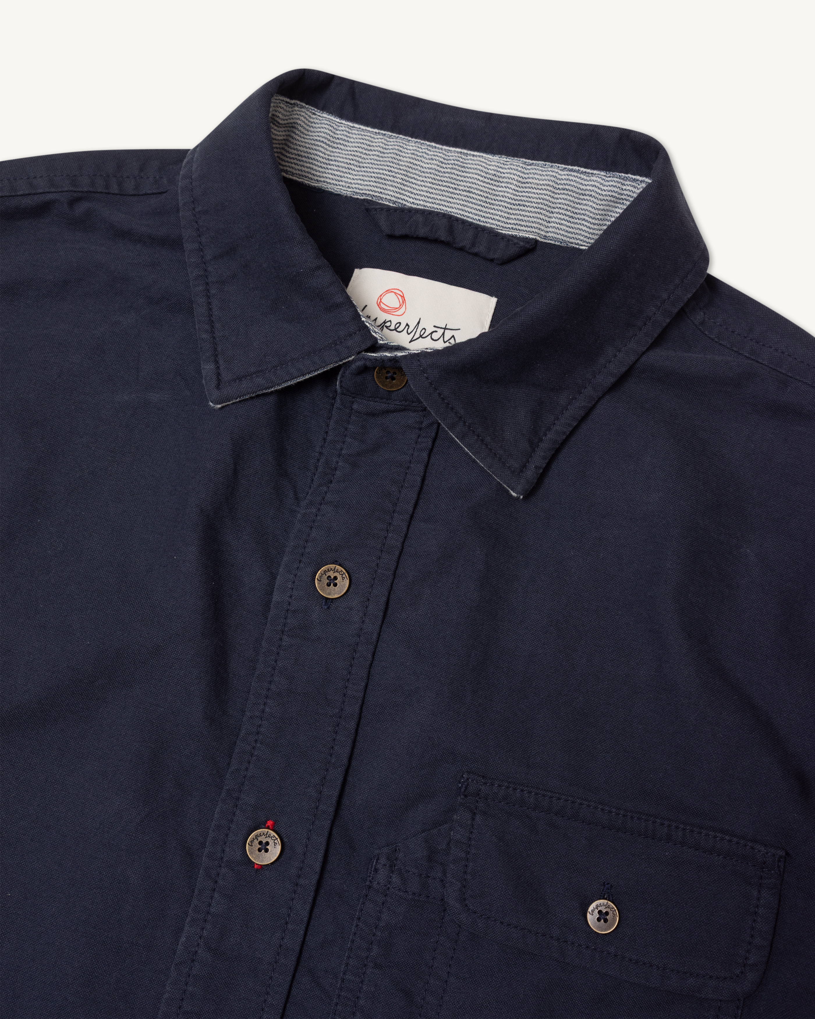 Tradesman Button Down Oxford Cloth Shirt Mens Dark Navy
