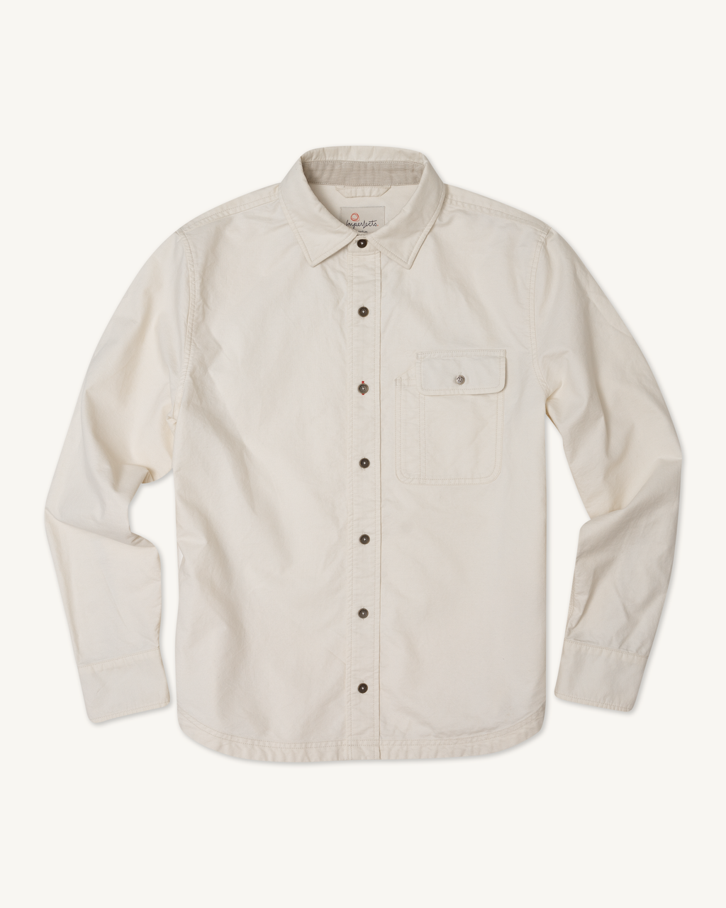 Tradesman Button Down Oxford Cloth Shirt Mens Natural