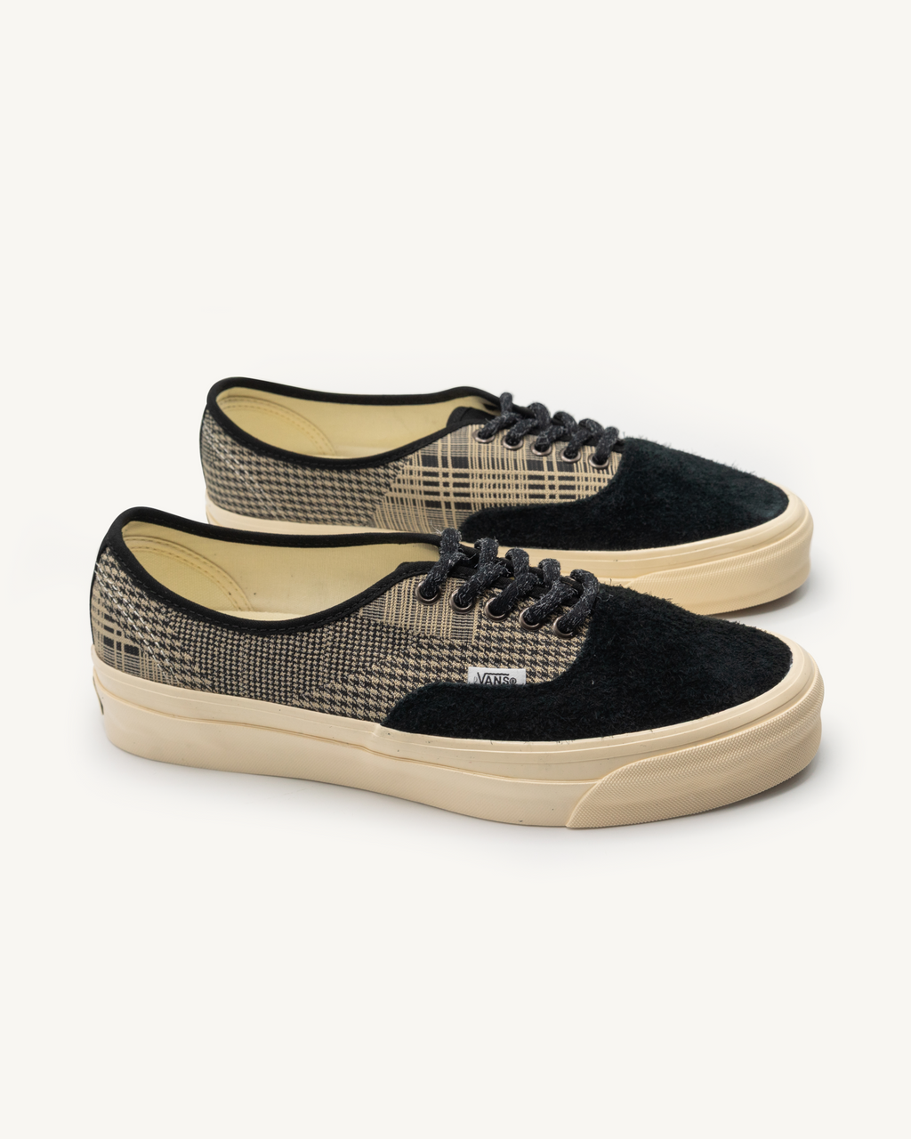 Herringbone Black/Tan Brown