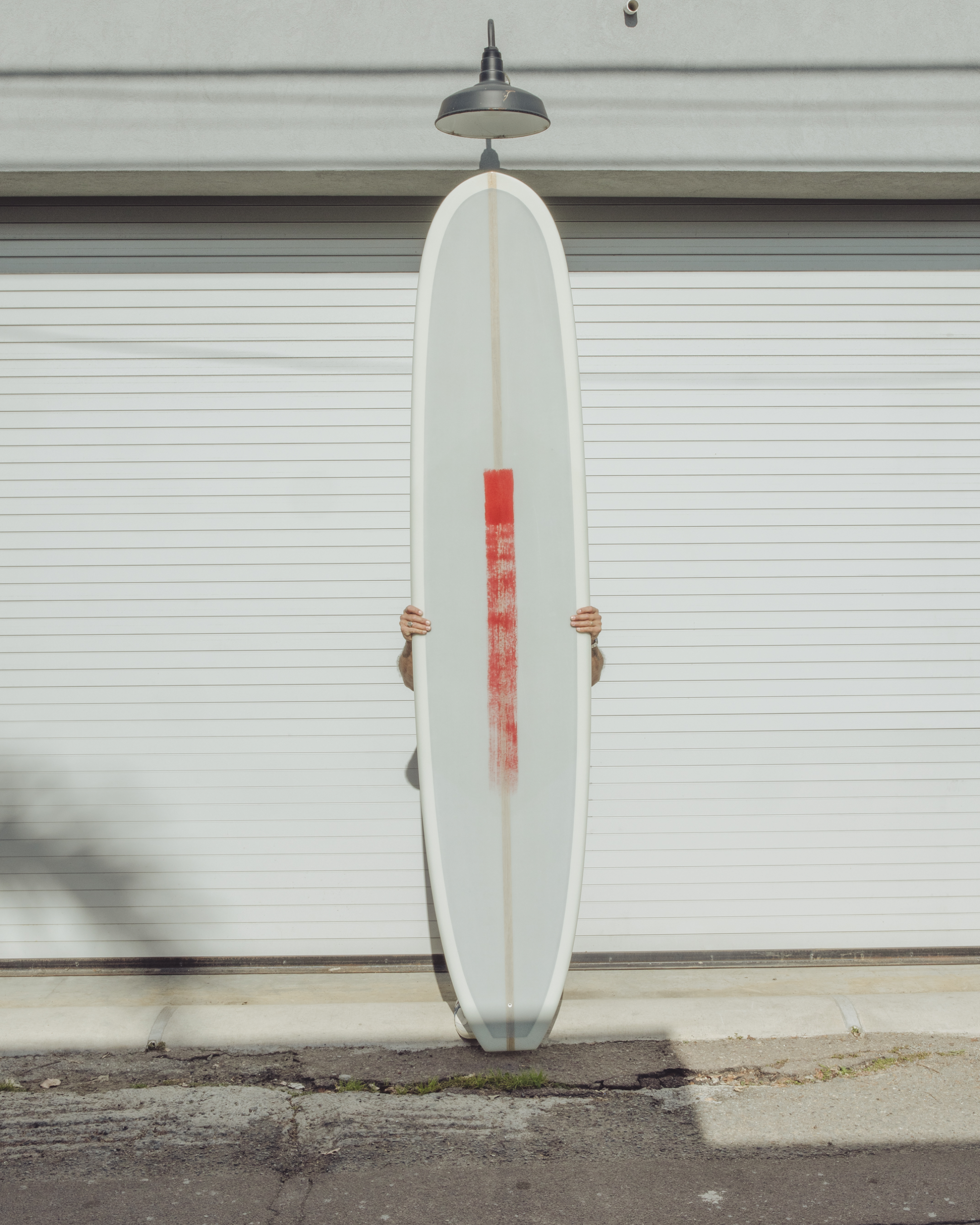 9'7" Madera Noserider in Grey White Balsa | Board #1107