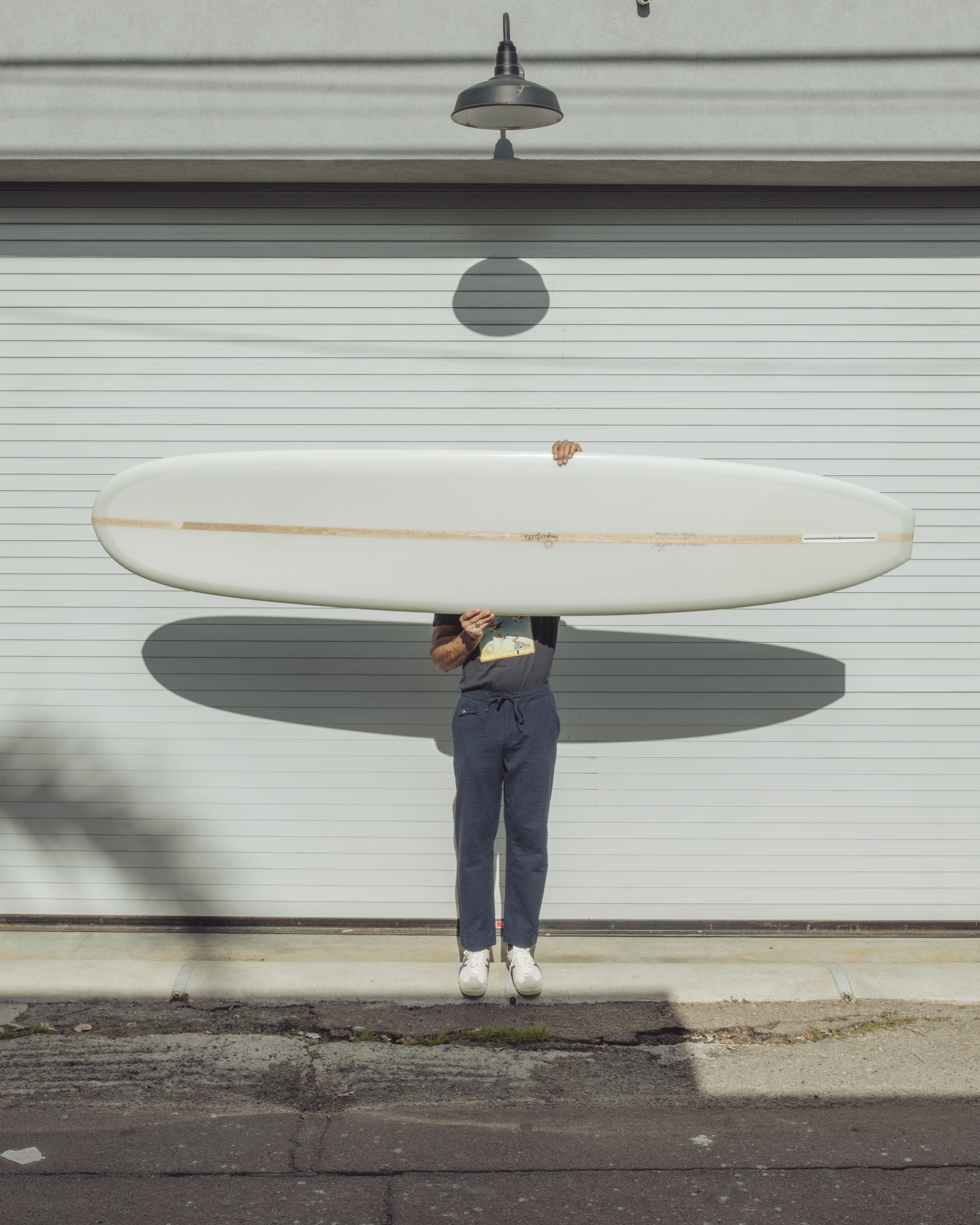 9'7" Madera Noserider in Grey White Balsa | Board #1107