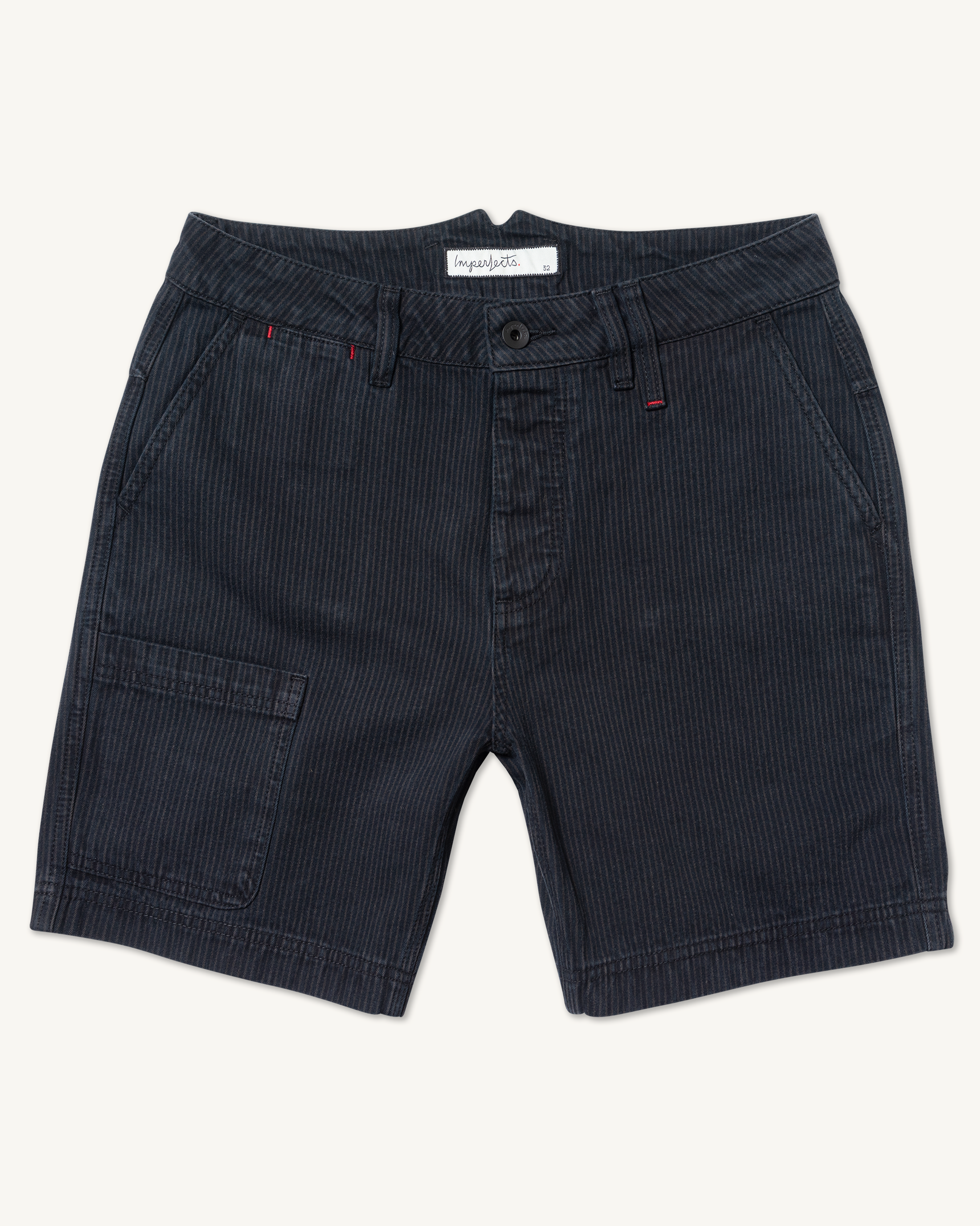 Courier Short in Indigo Hickory Stripe – Imperfects