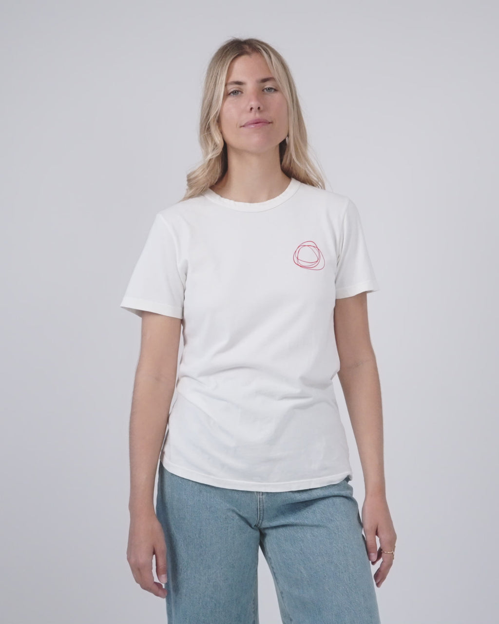 Imperfects - 1-800-SPEEDLOG Tee in Vintage White - Womens
