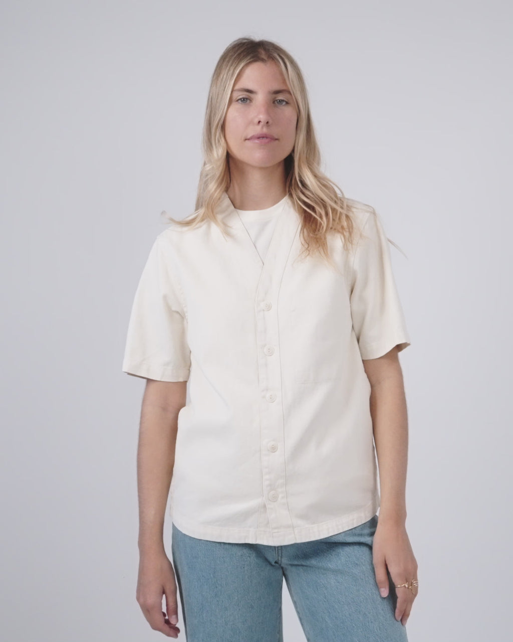 Imperfects - The Benny Jersey in Natural Hemp - Womens