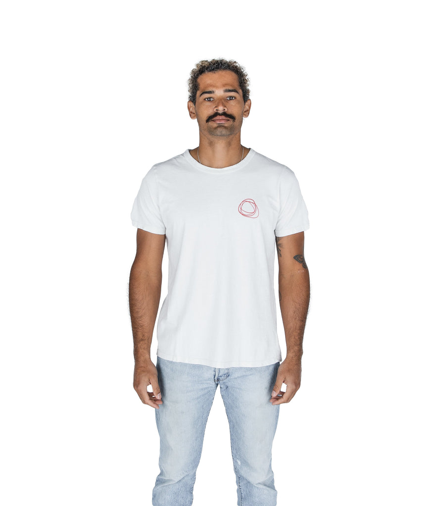 1-800-SPEEDLOG Tee in Vintage White-Imperfects-Imperfects