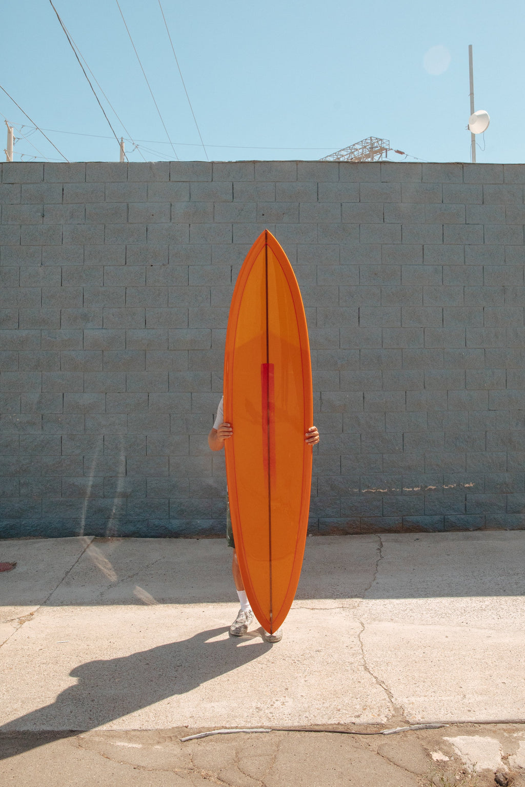 8’0 Hawaiian Sling in Garibaldi Gloss-Imperfects-Imperfects