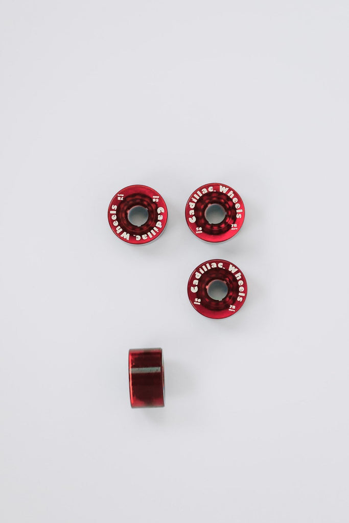 Cadillac Original Wheels 56mm | 78A in Red-Imperfects-Imperfects