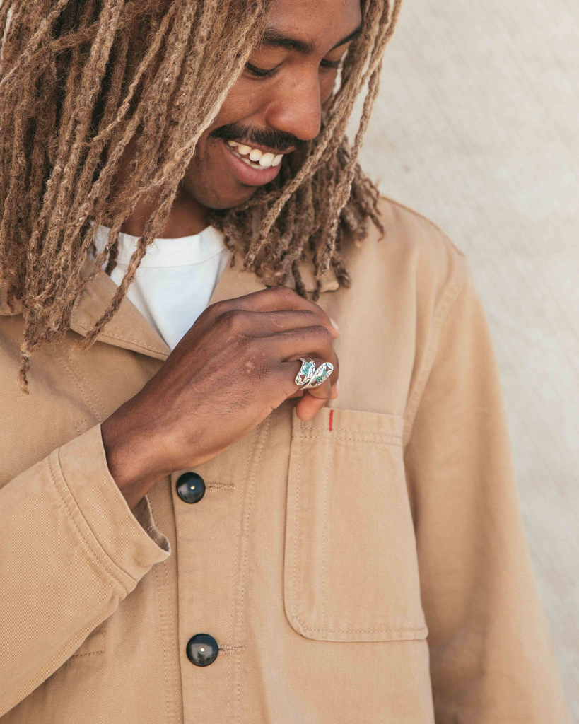 Cunningham Blazer in Kagawa Khaki Twill-Imperfects-Imperfects