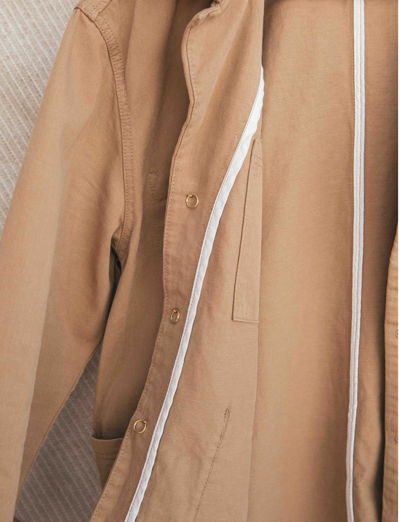 Cunningham Blazer in Kagawa Khaki Twill-Imperfects-Imperfects