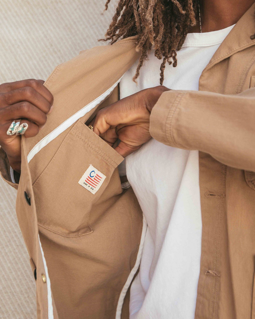 Cunningham Blazer in Kagawa Khaki Twill-Imperfects-Imperfects