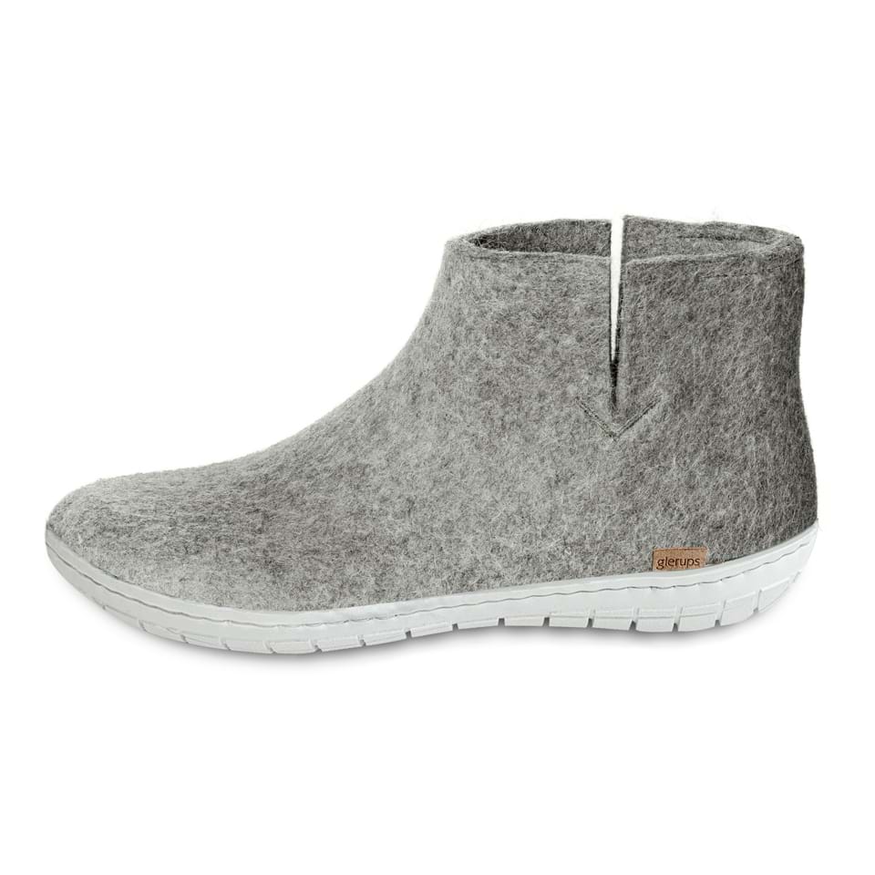 Glerups | The Boot in Grey w/ Grey Rubber Sole-Glerups-Imperfects