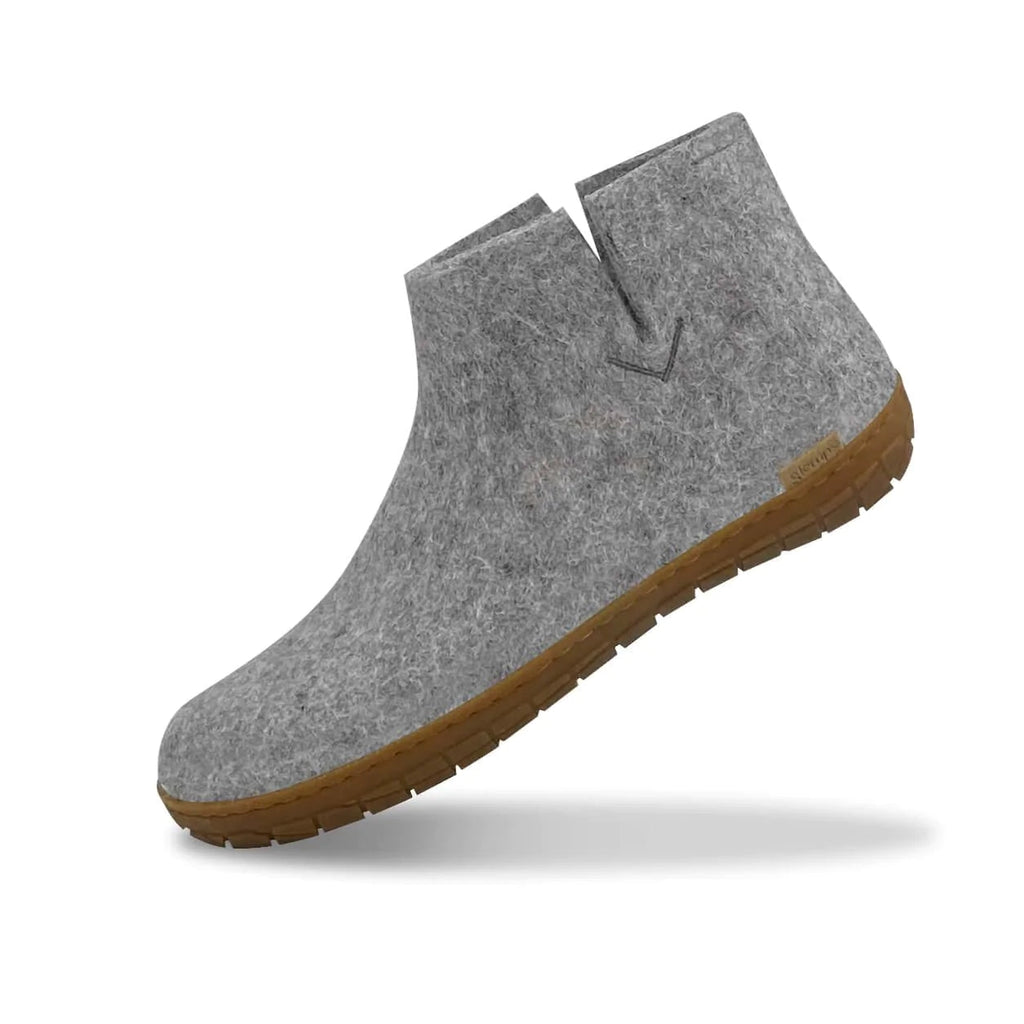 Glerups | The Boot in Grey w/ Honey Rubber Sole-Glerups-Imperfects