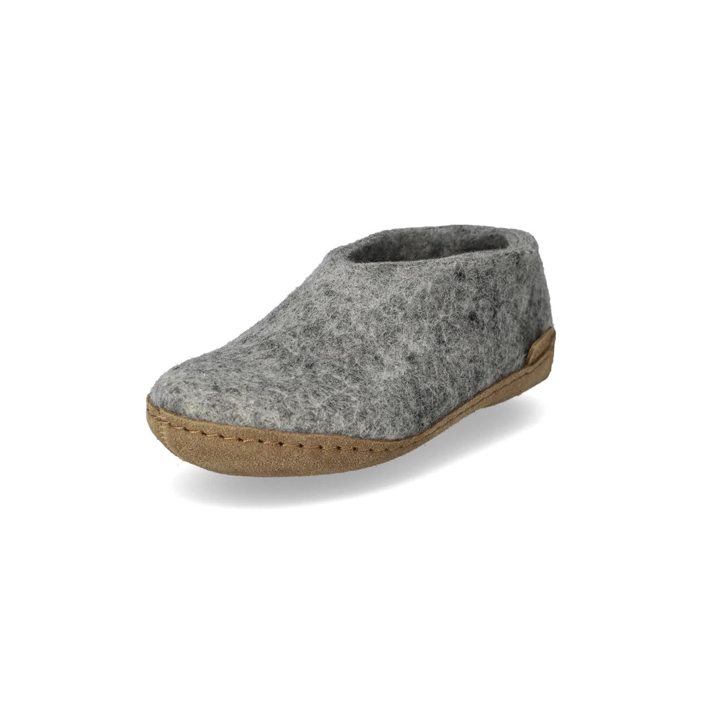 Glerups | The Juniors Shoe in Grey w/ Calfskin Sole-Glerups-Imperfects