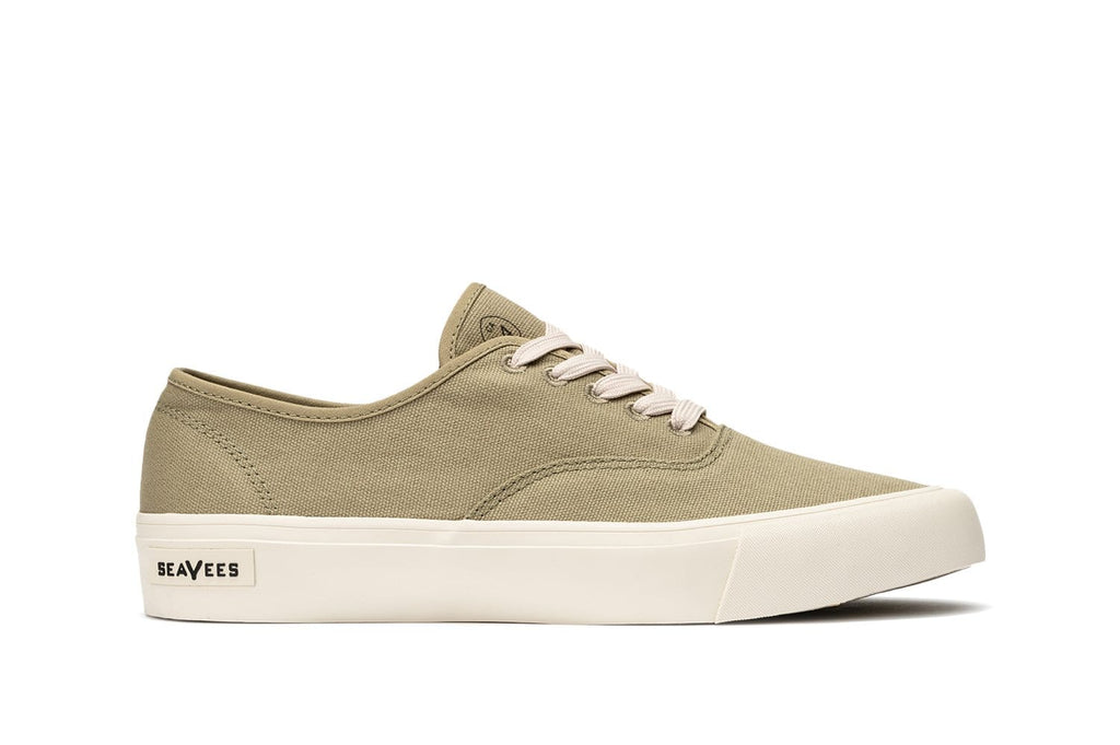 Legend Sneaker Seachange in Seaweed Recycled Canvas-SeaVees-Imperfects