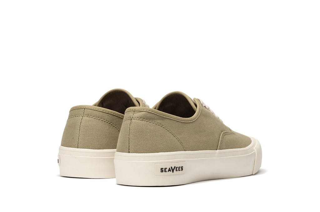 Legend Sneaker Seachange in Seaweed Recycled Canvas-SeaVees-Imperfects