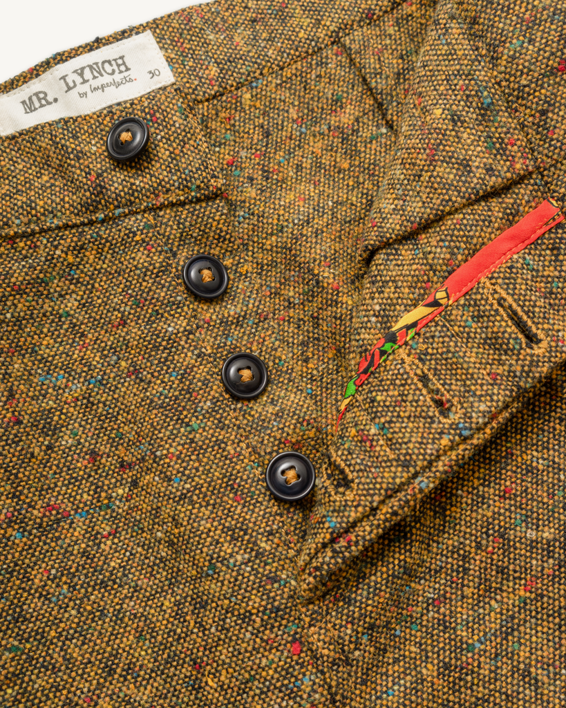 Imperfects - 1201M Trouser in 5 Year Osage Deadstock Tweed